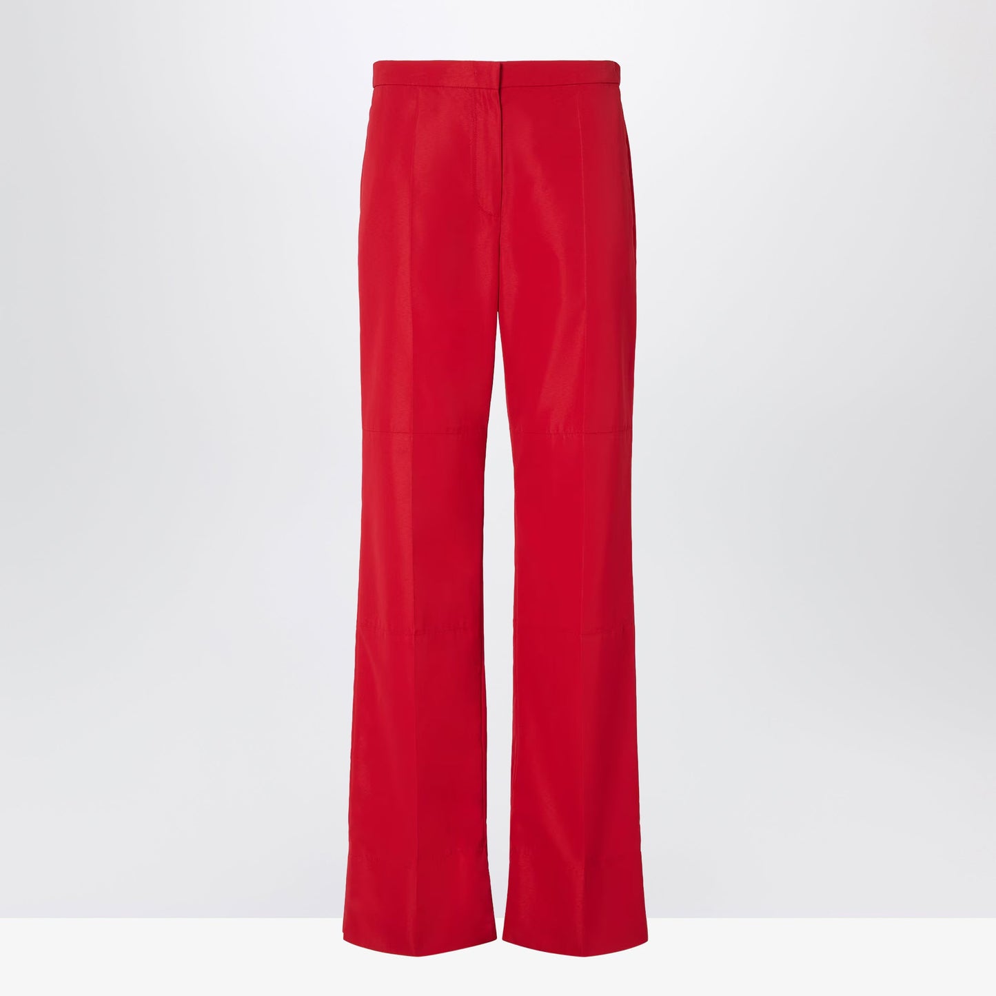 Fendi Red Technical Viscose Trousers Women FENDI