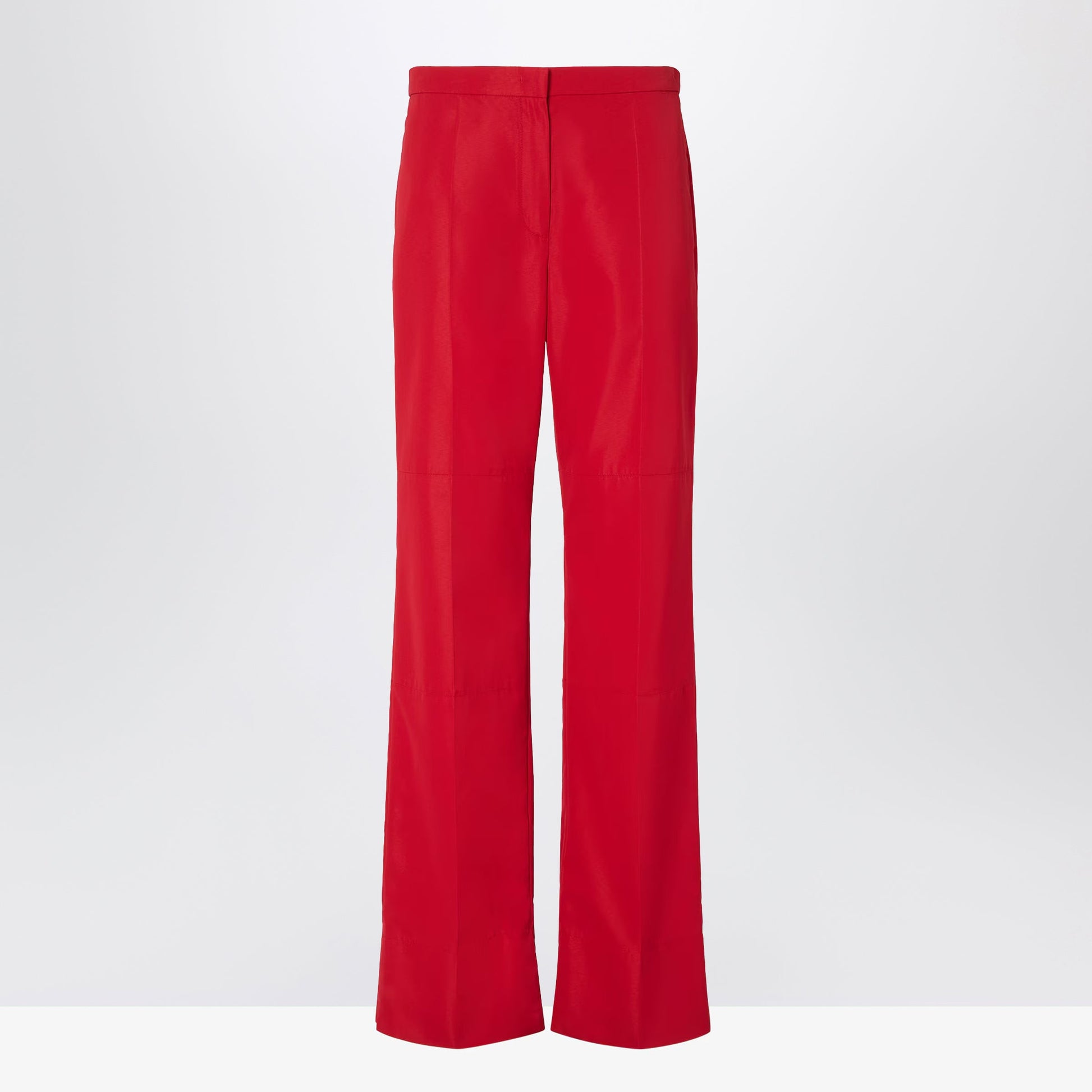 Fendi Red Technical Viscose Trousers Women FENDI