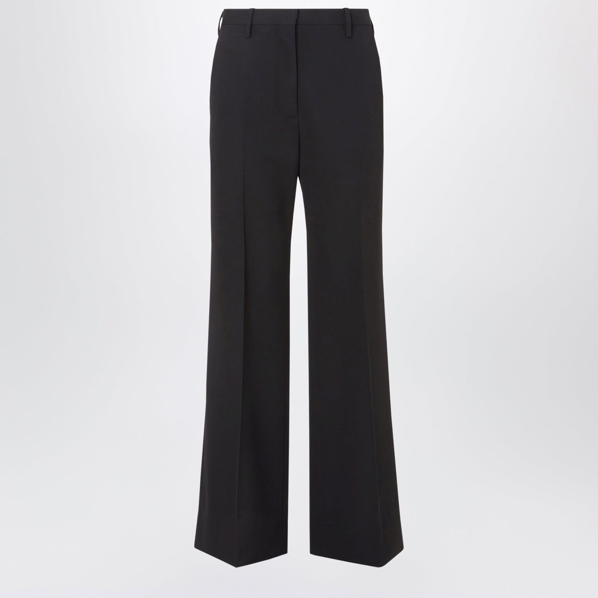 Fendi Tailored Trousers In Black Virgin Wool Women FENDI