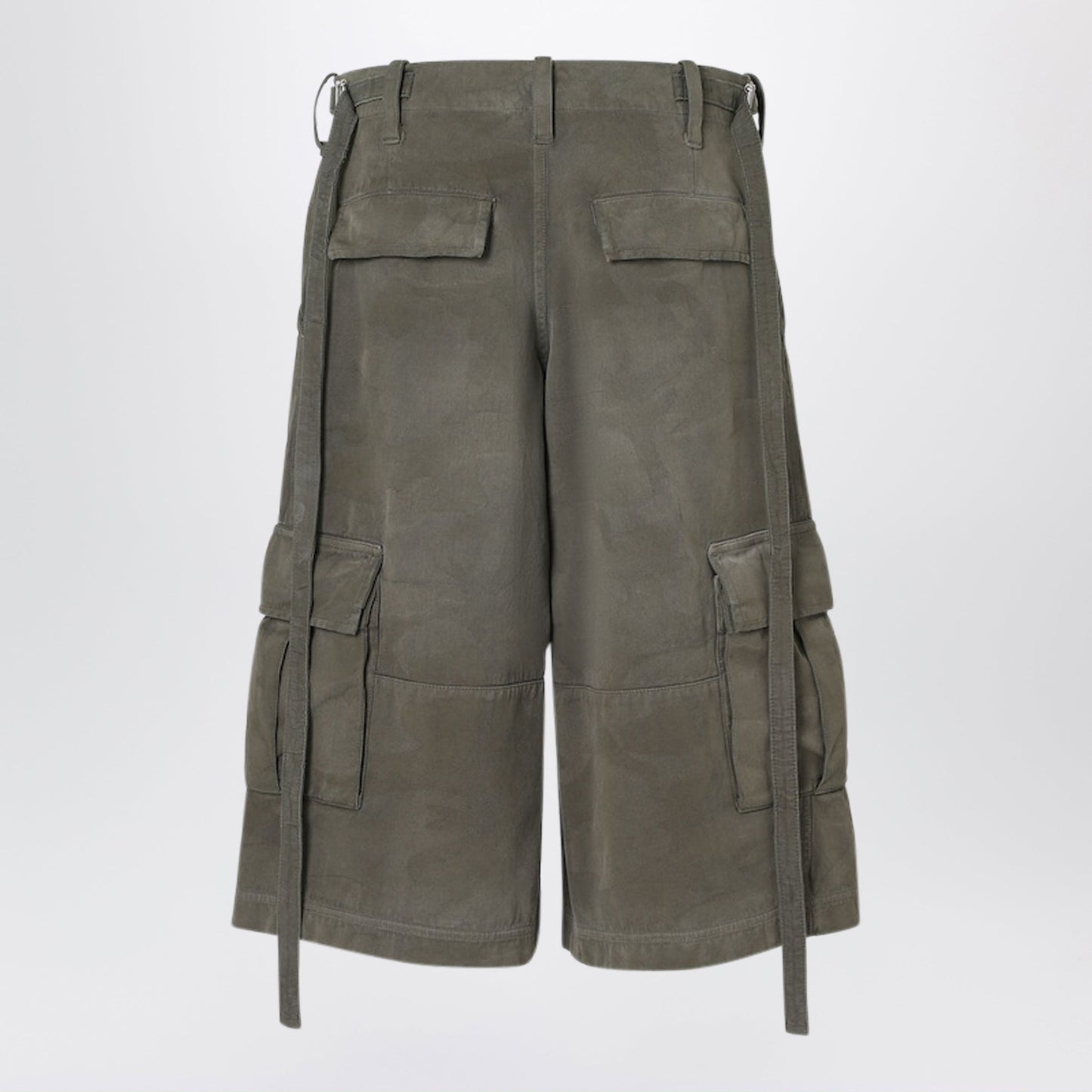 Fendi Green Cotton Shorts Women FENDI