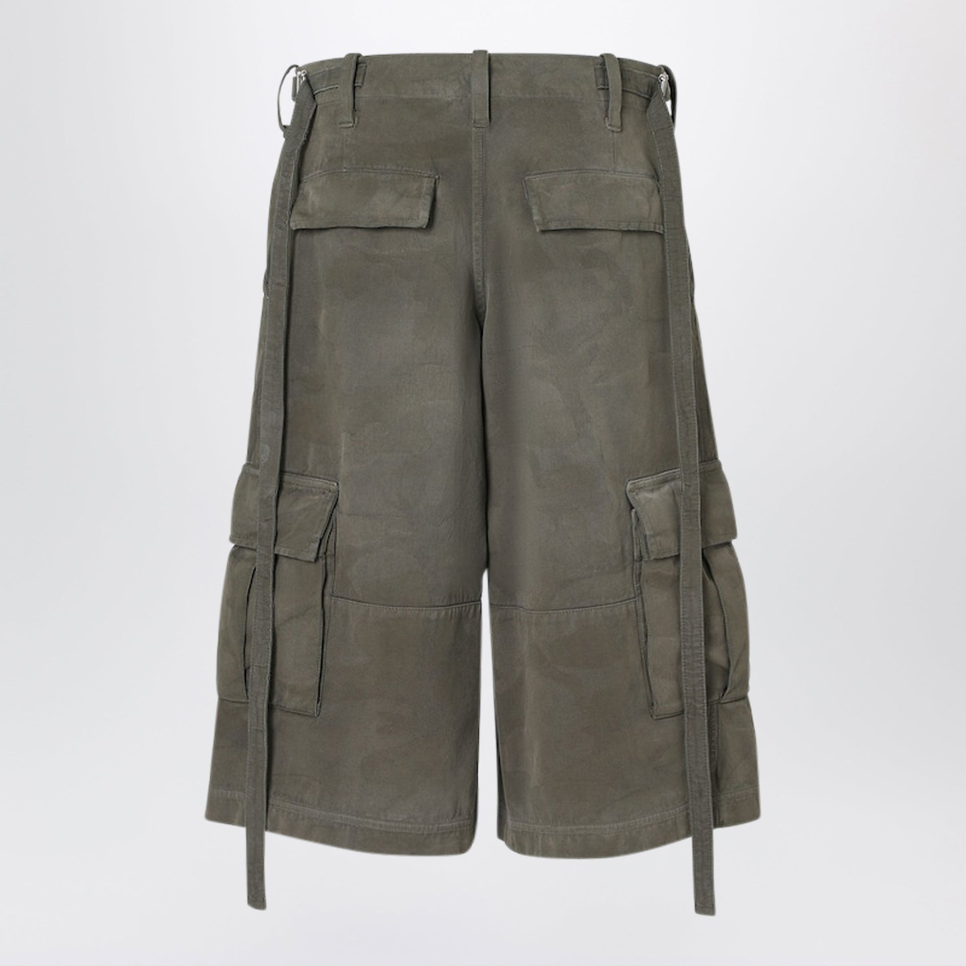 Fendi Green Cotton Shorts Women FENDI