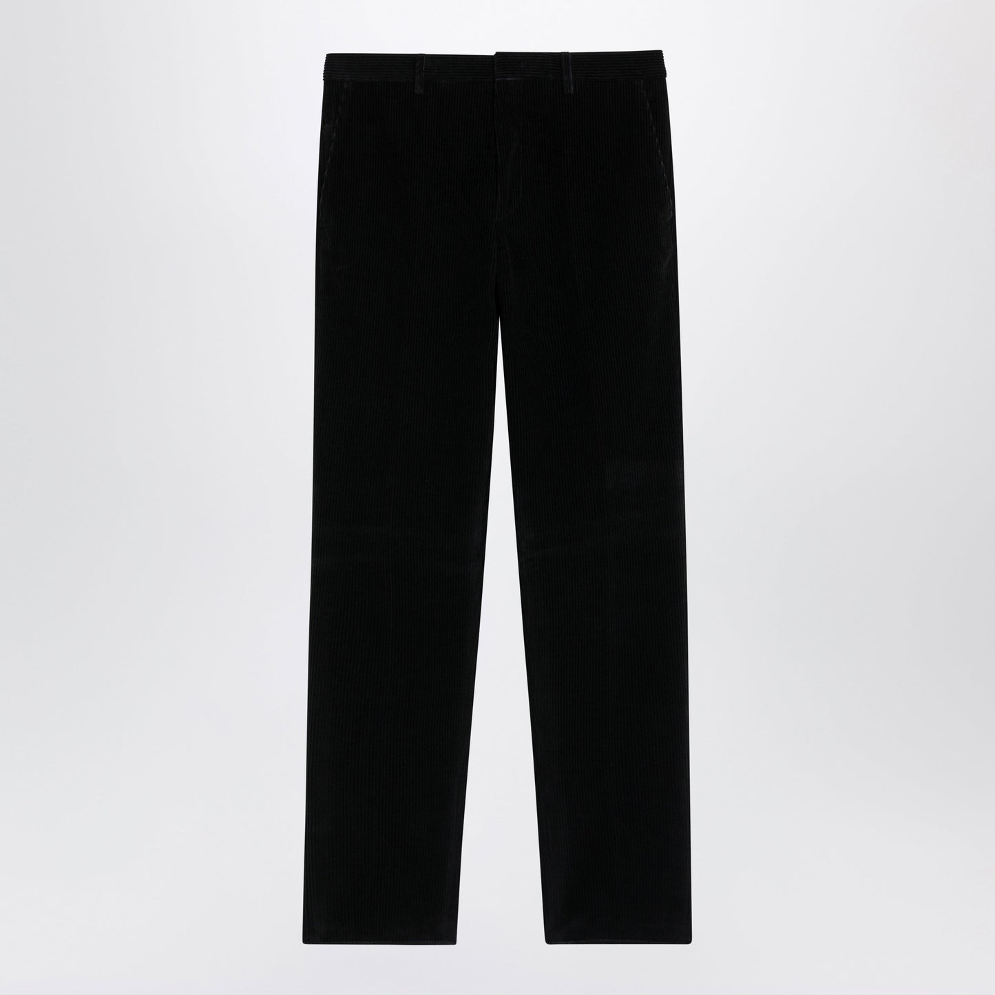 Loro Piana Dark Grey Corduroy Trousers Men LORO PIANA