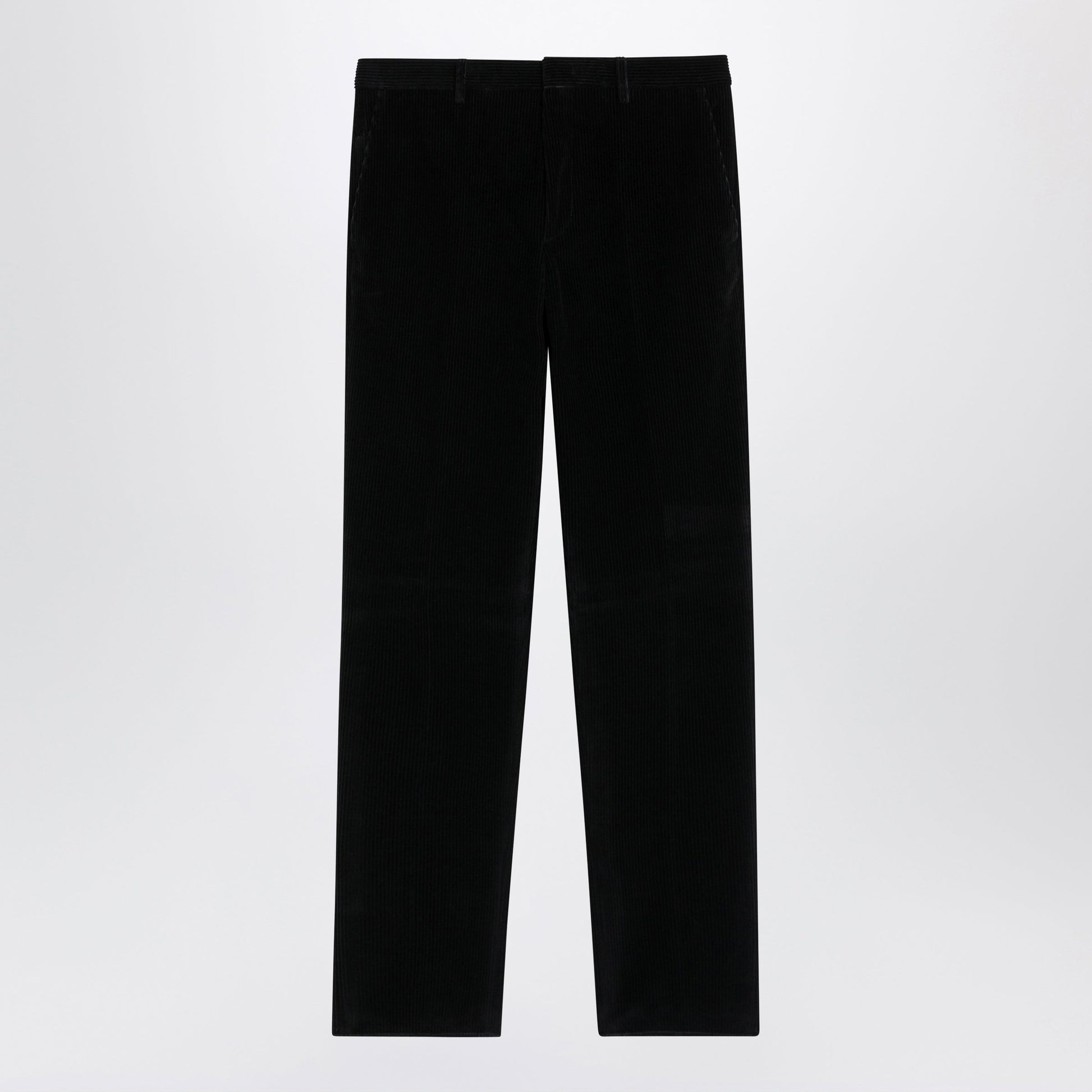 Loro Piana Dark Grey Corduroy Trousers Men LORO PIANA