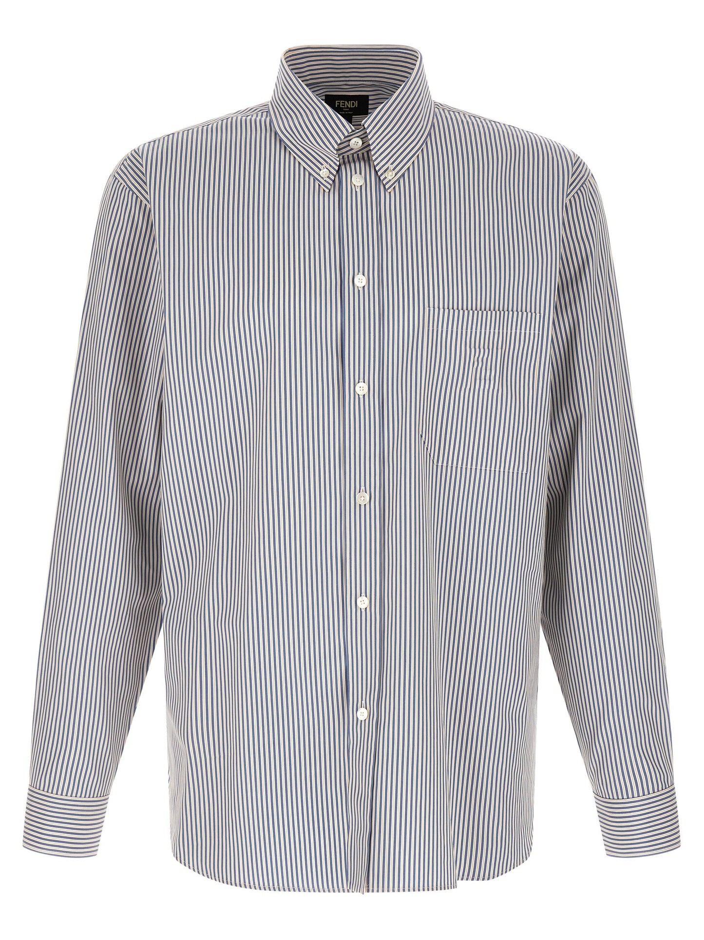Fendi Men Striped Button-Down Shirt FENDI