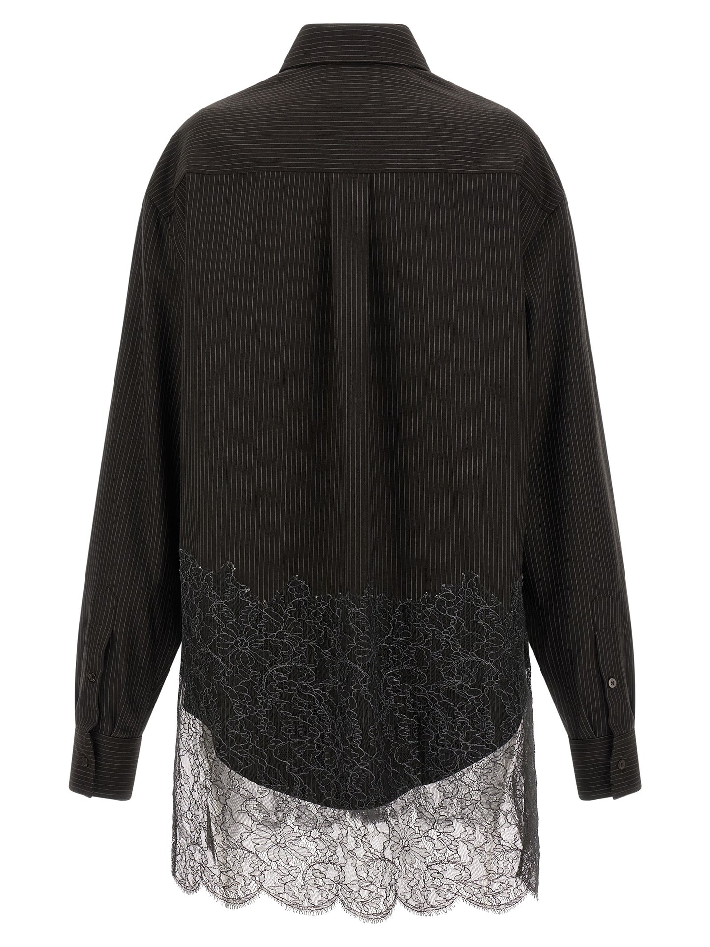 Fendi Men Wool And Lace Shirt FENDI