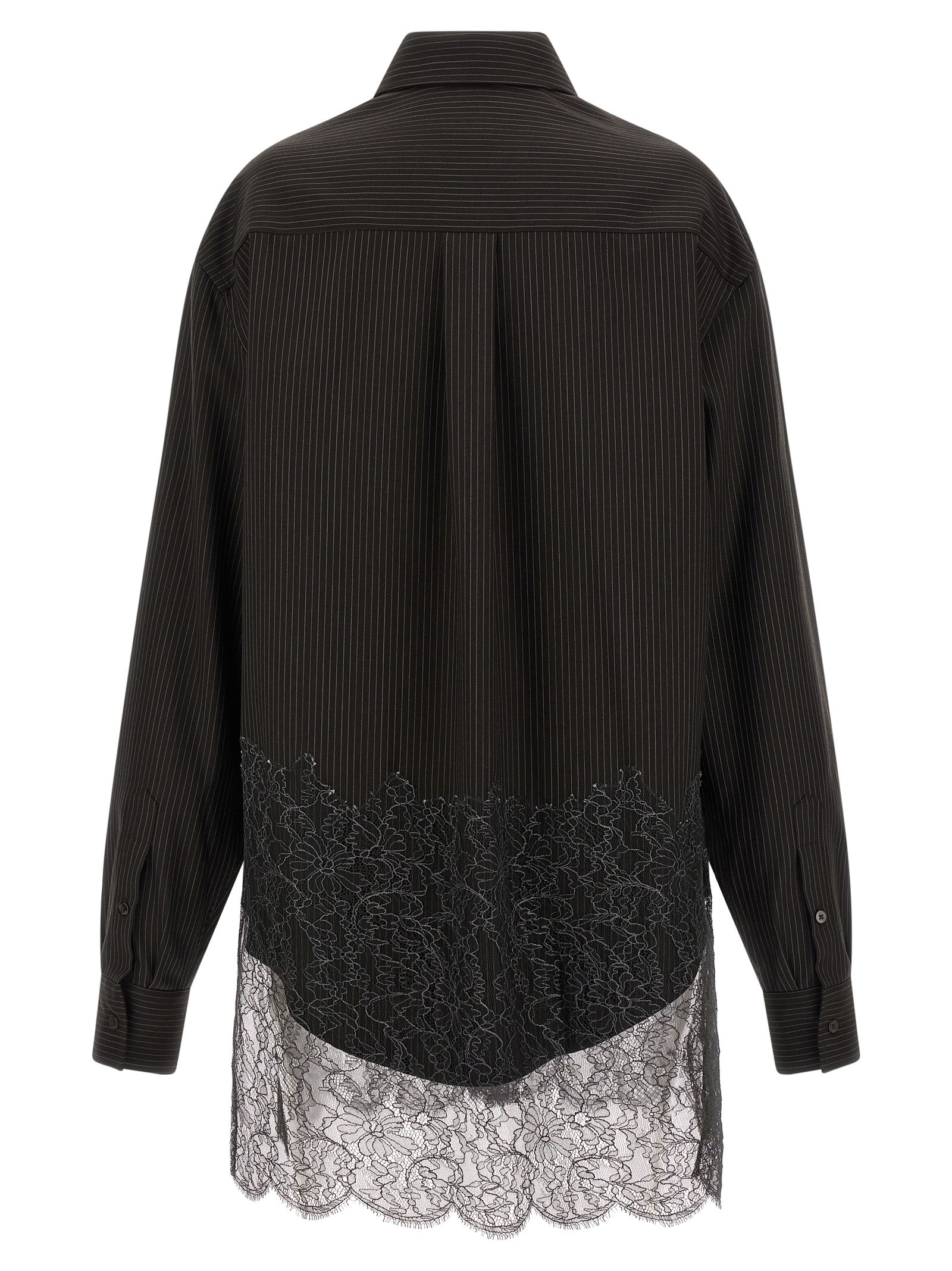 Fendi Men Wool And Lace Shirt FENDI