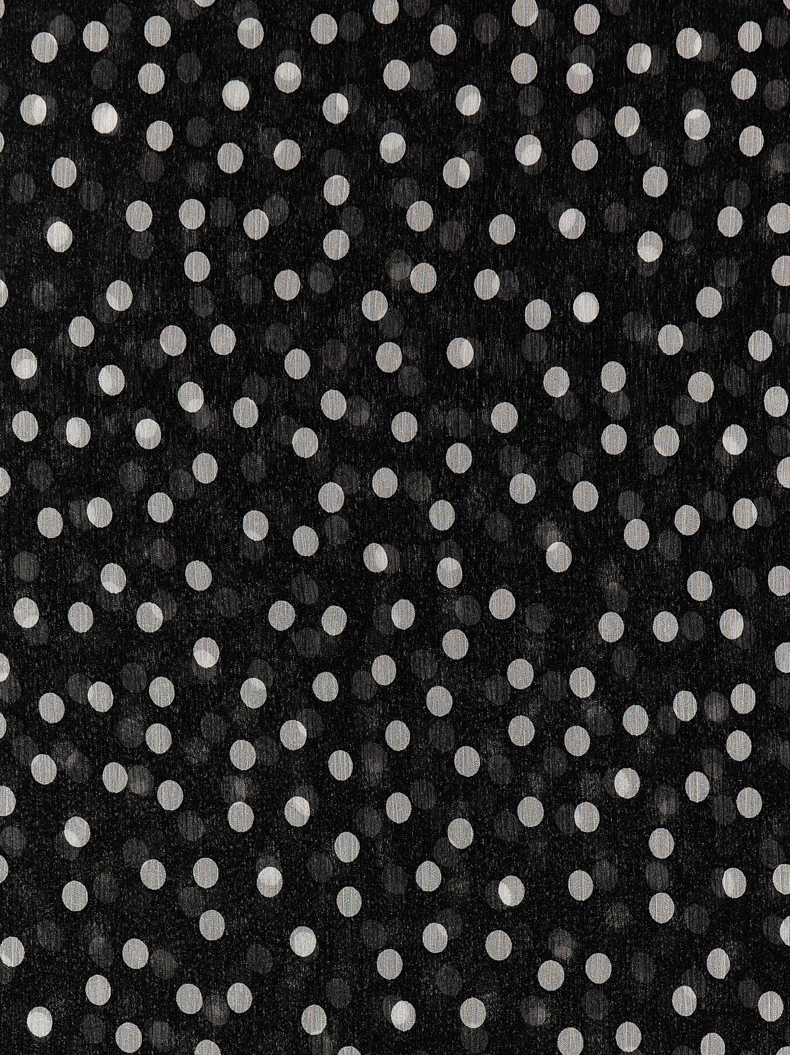Dolce & Gabbana Women Polka Dot Chiffon Scarf DOLCE & GABBANA