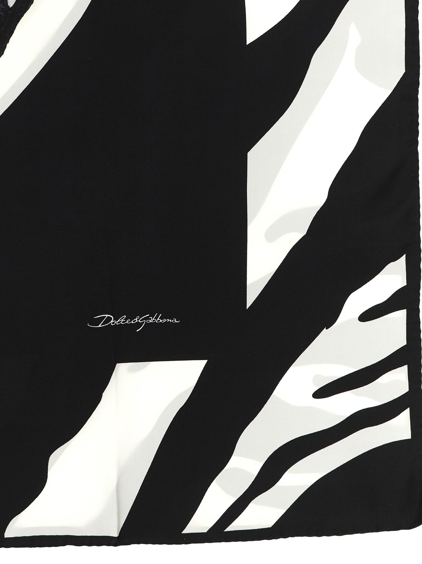 Dolce & Gabbana Women Zebra Print Scarf DOLCE & GABBANA