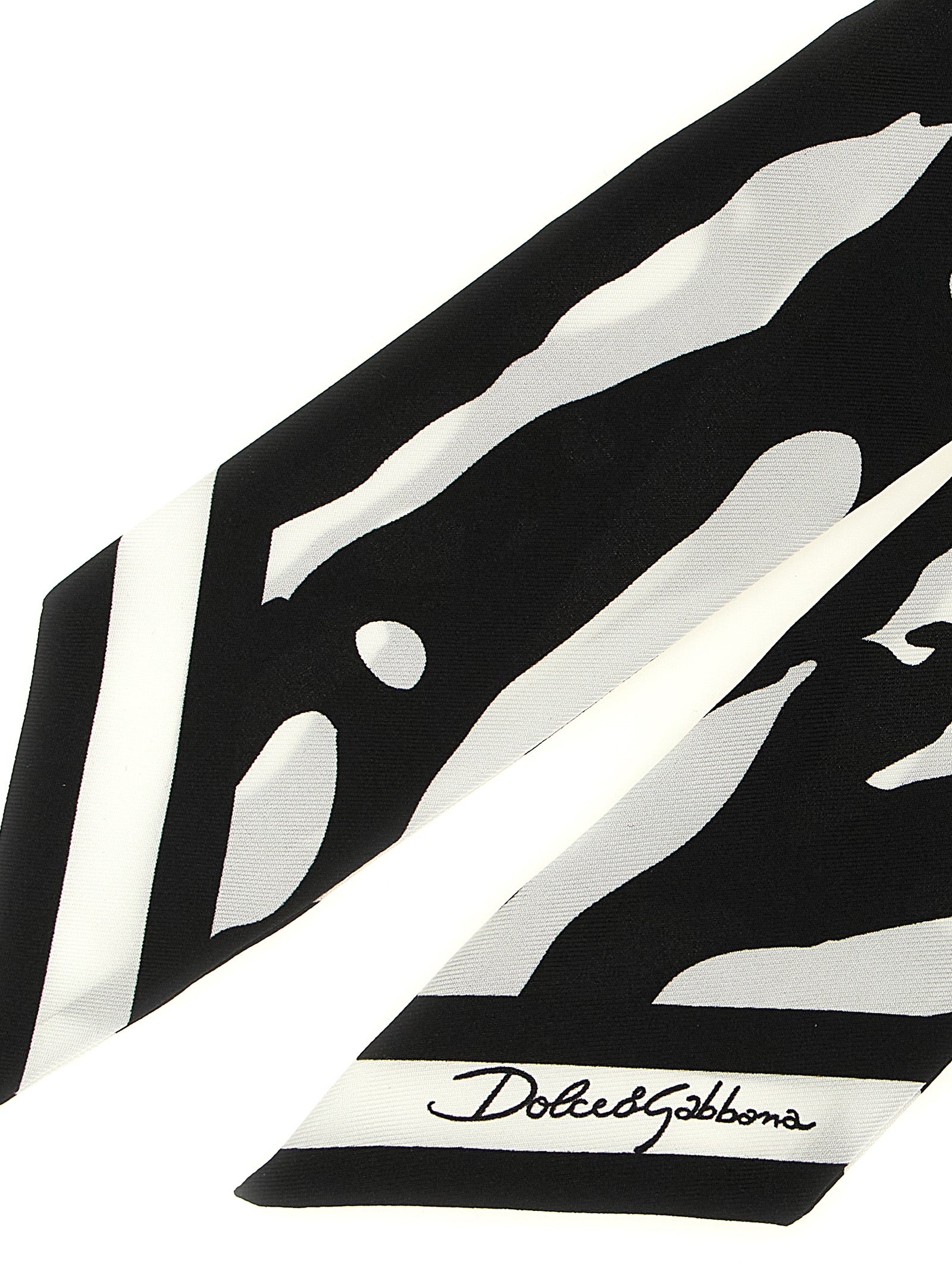 Dolce & Gabbana Women Zebra Print Scarf DOLCE & GABBANA