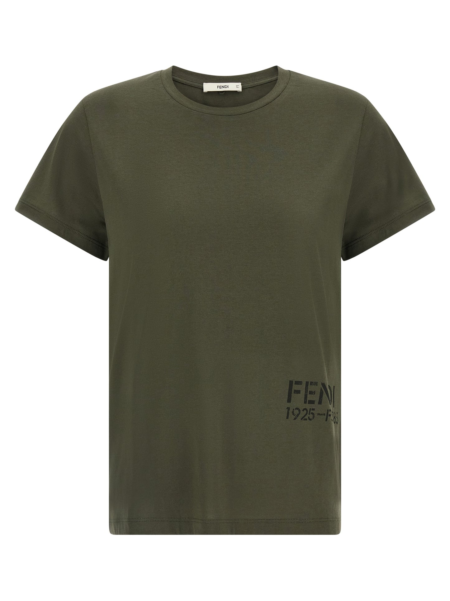 Fendi Women T-Shirt With 'Stencil' Print FENDI