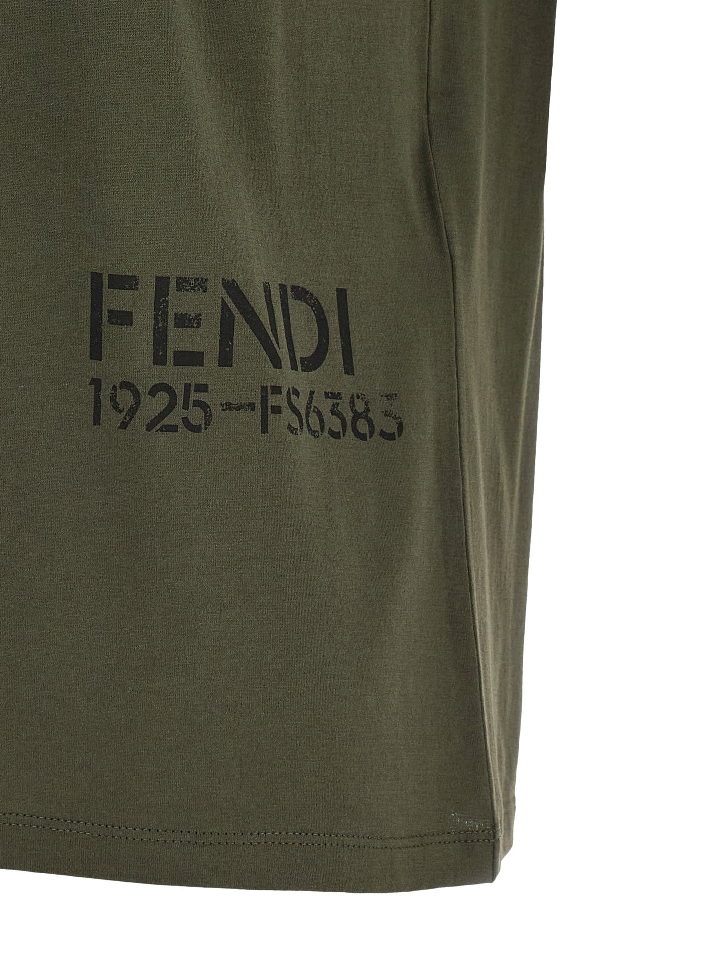 Fendi Women T-Shirt With 'Stencil' Print FENDI