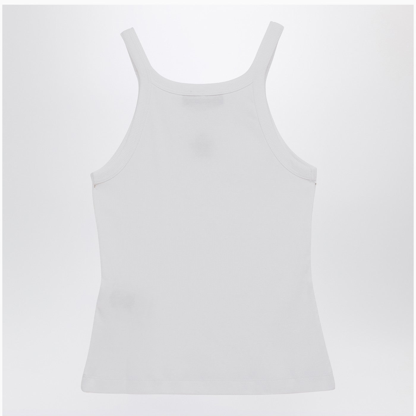 Fendi White Tank Top With Logo Women FENDI