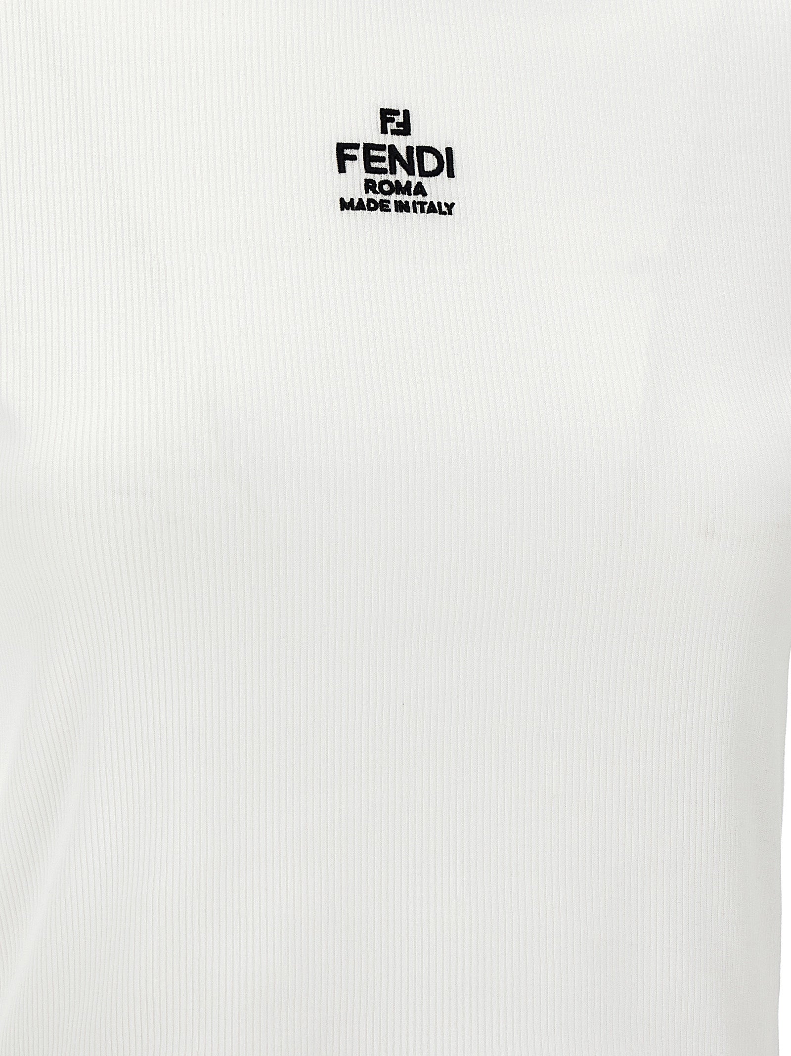 Fendi Women 'Fendi' Cropped T-Shirt FENDI