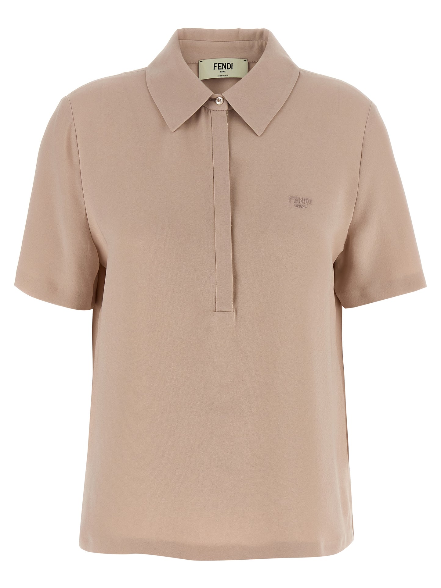 Fendi Women Silk Polo Shirt FENDI