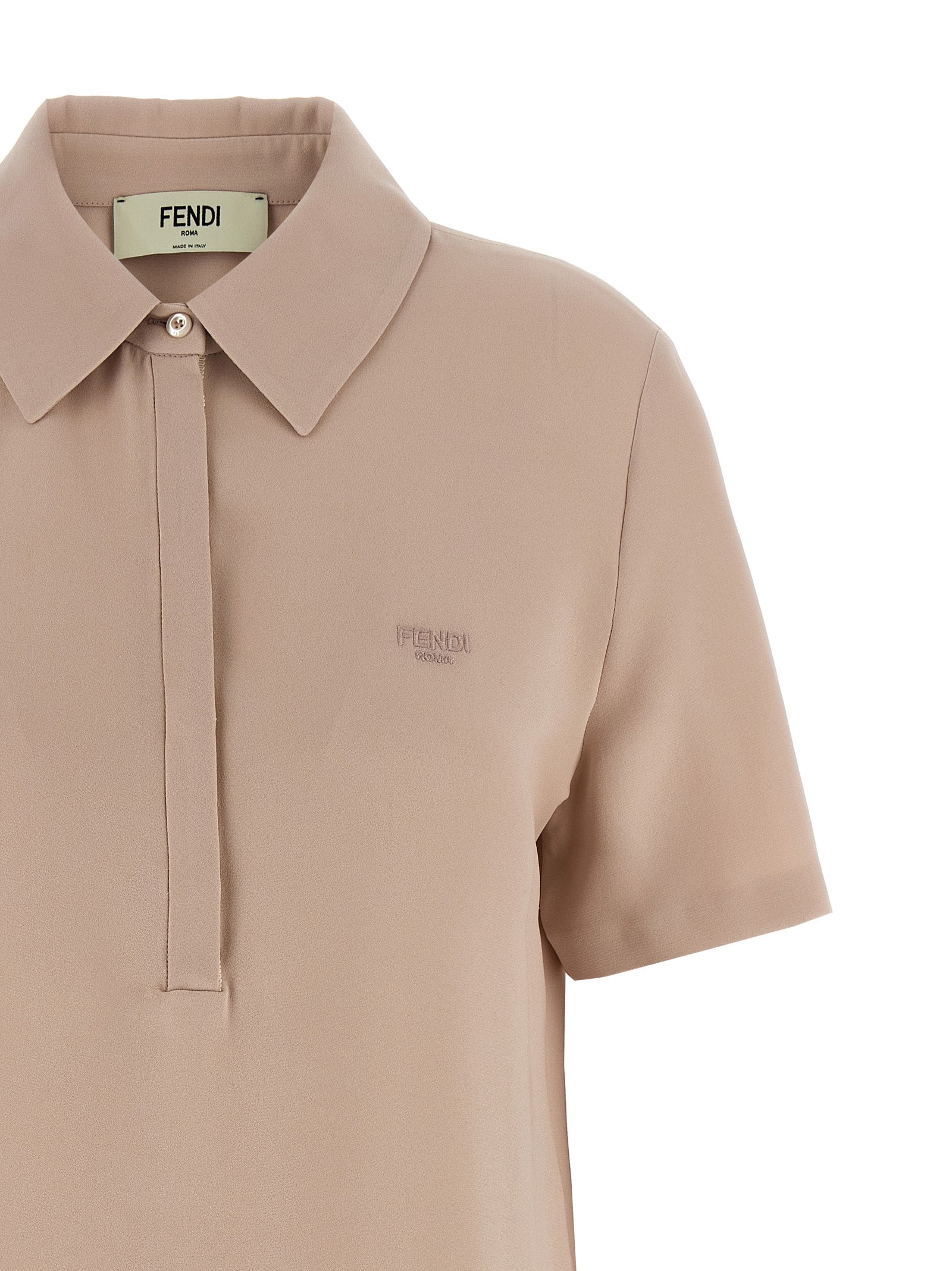Fendi Women Silk Polo Shirt FENDI