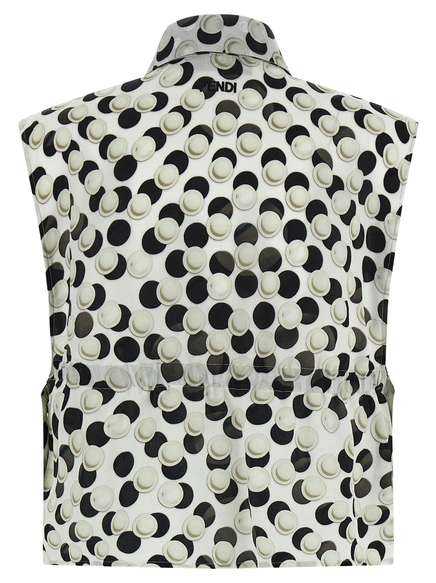 Fendi Women Polka Dot Crop Top FENDI
