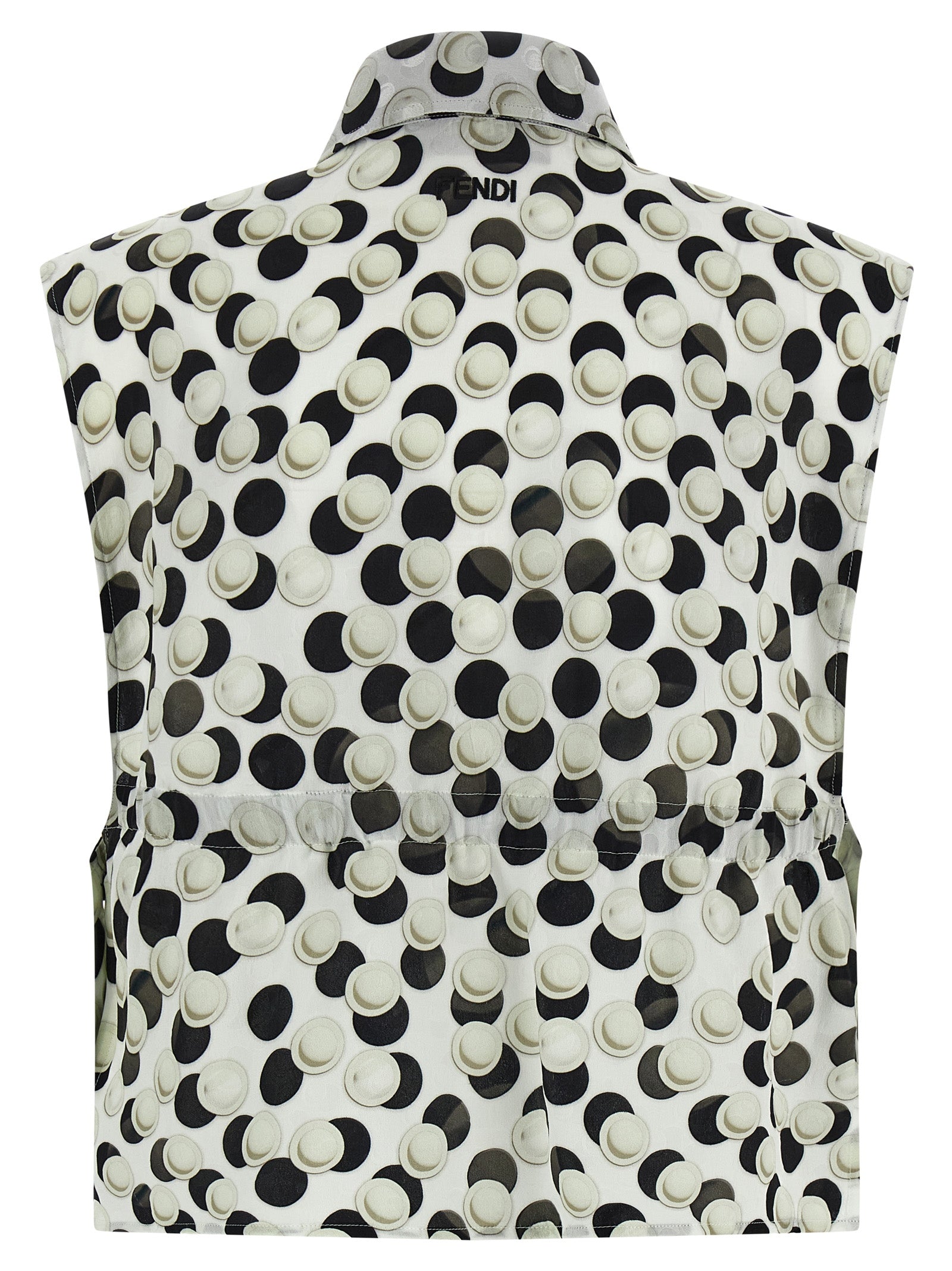 Fendi Women Polka Dot Crop Top FENDI