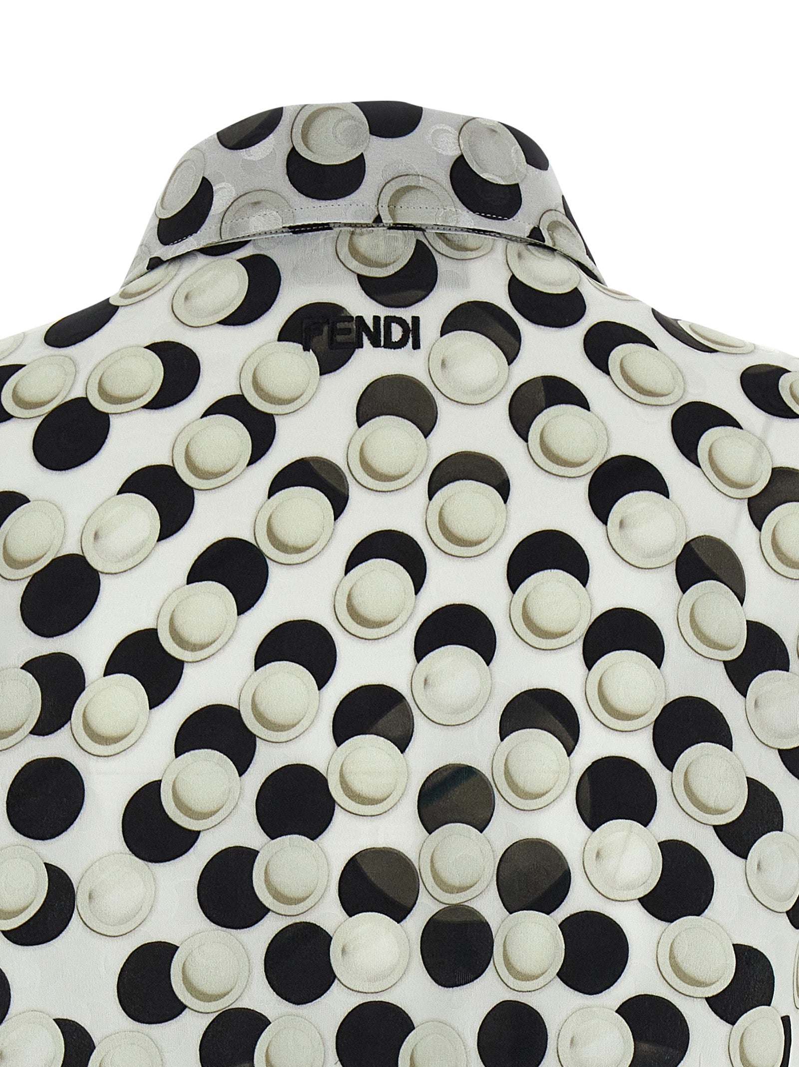 Fendi Women Polka Dot Crop Top FENDI