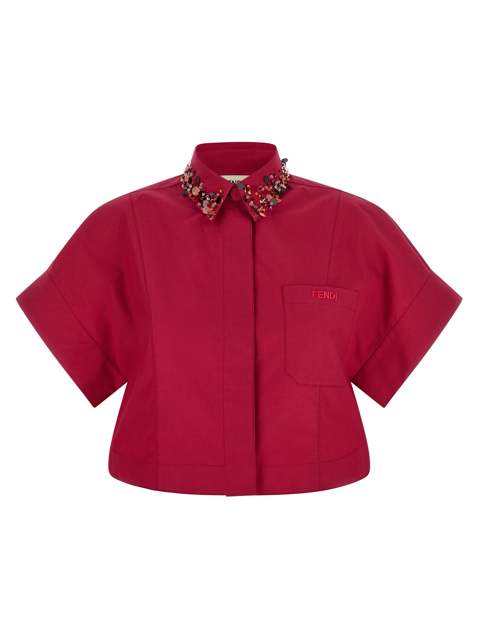 Fendi Women Shirt With Embroidery FENDI
