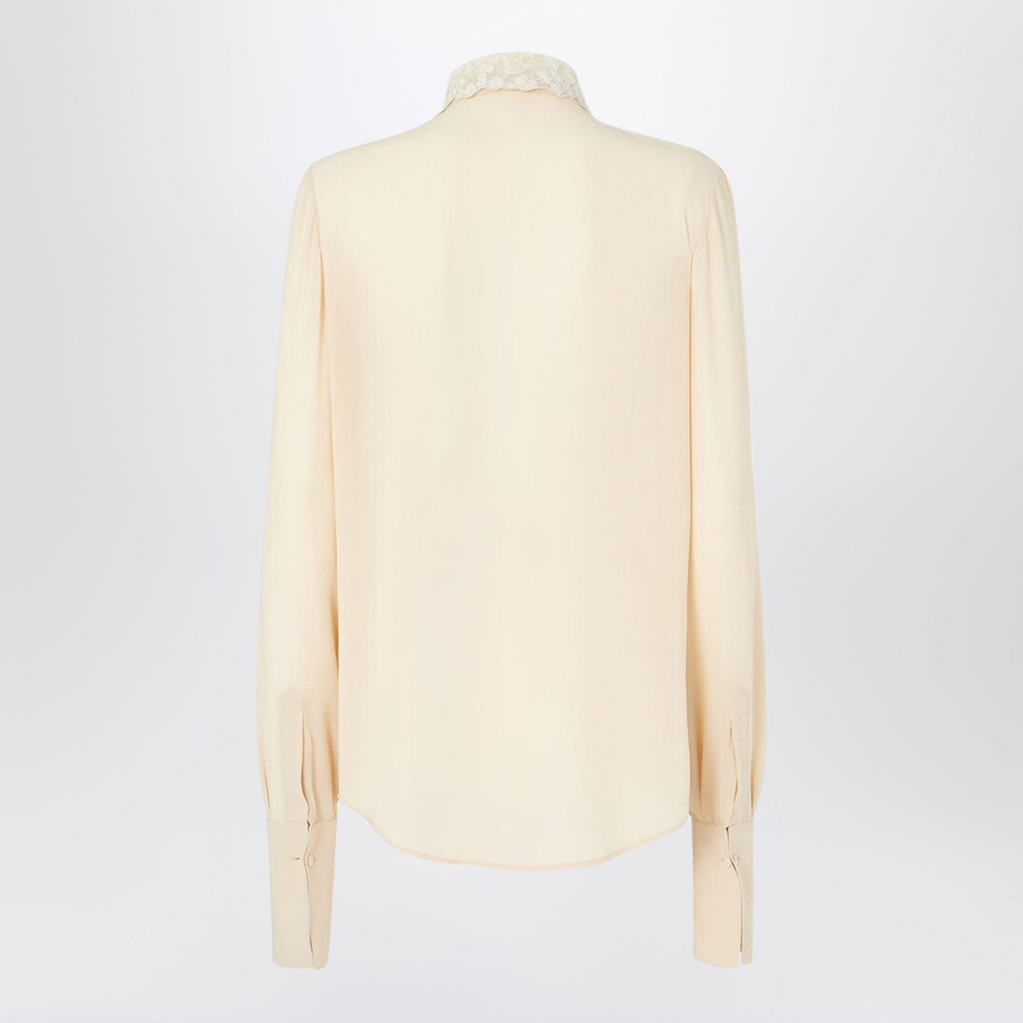 Fendi Parchment-Coloured Georgette Shirt Women FENDI