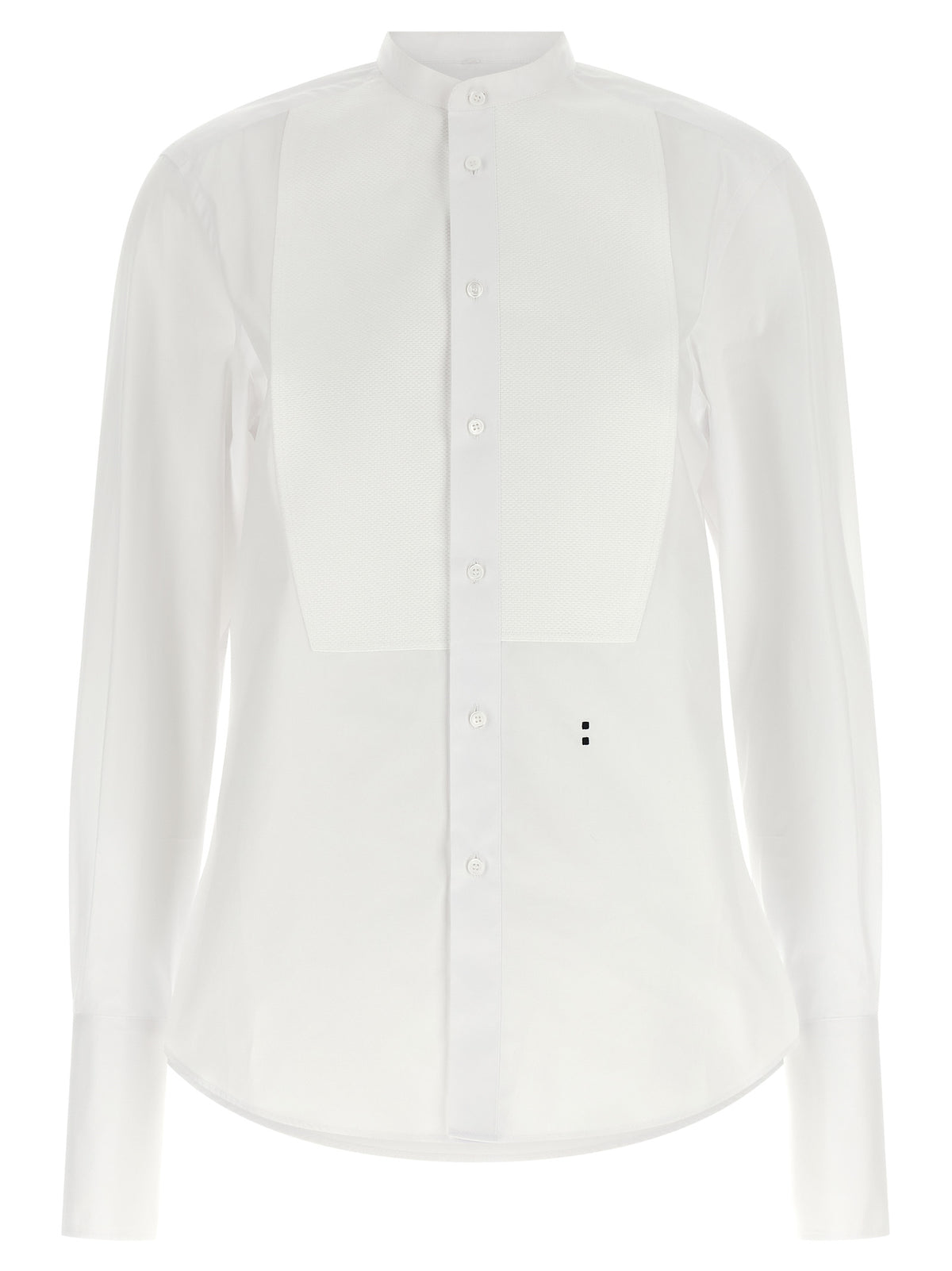 Fendi Women Poplin Shirt With Plastron Piqué FENDI