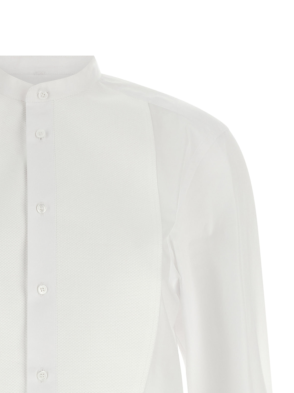 Fendi Women Poplin Shirt With Plastron Piqué FENDI