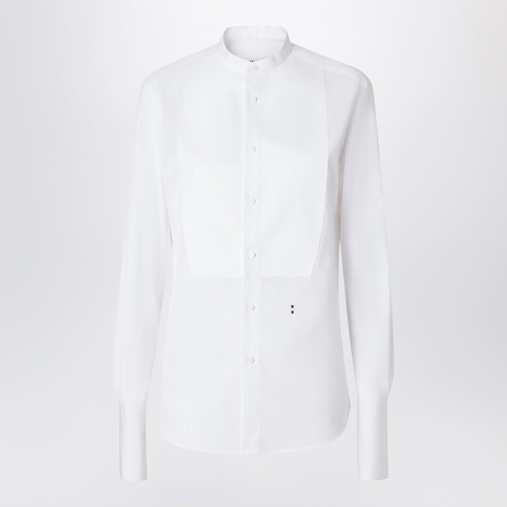 Fendi White Poplin Shirt Women FENDI