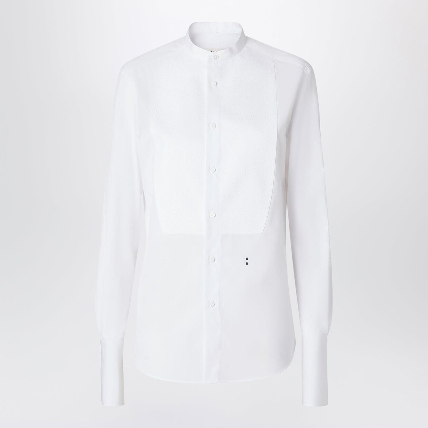Fendi White Poplin Shirt Women FENDI