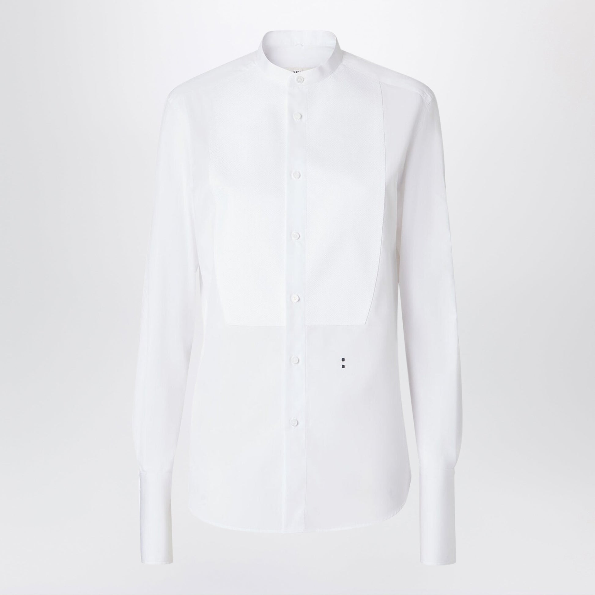 Fendi White Poplin Shirt Women FENDI