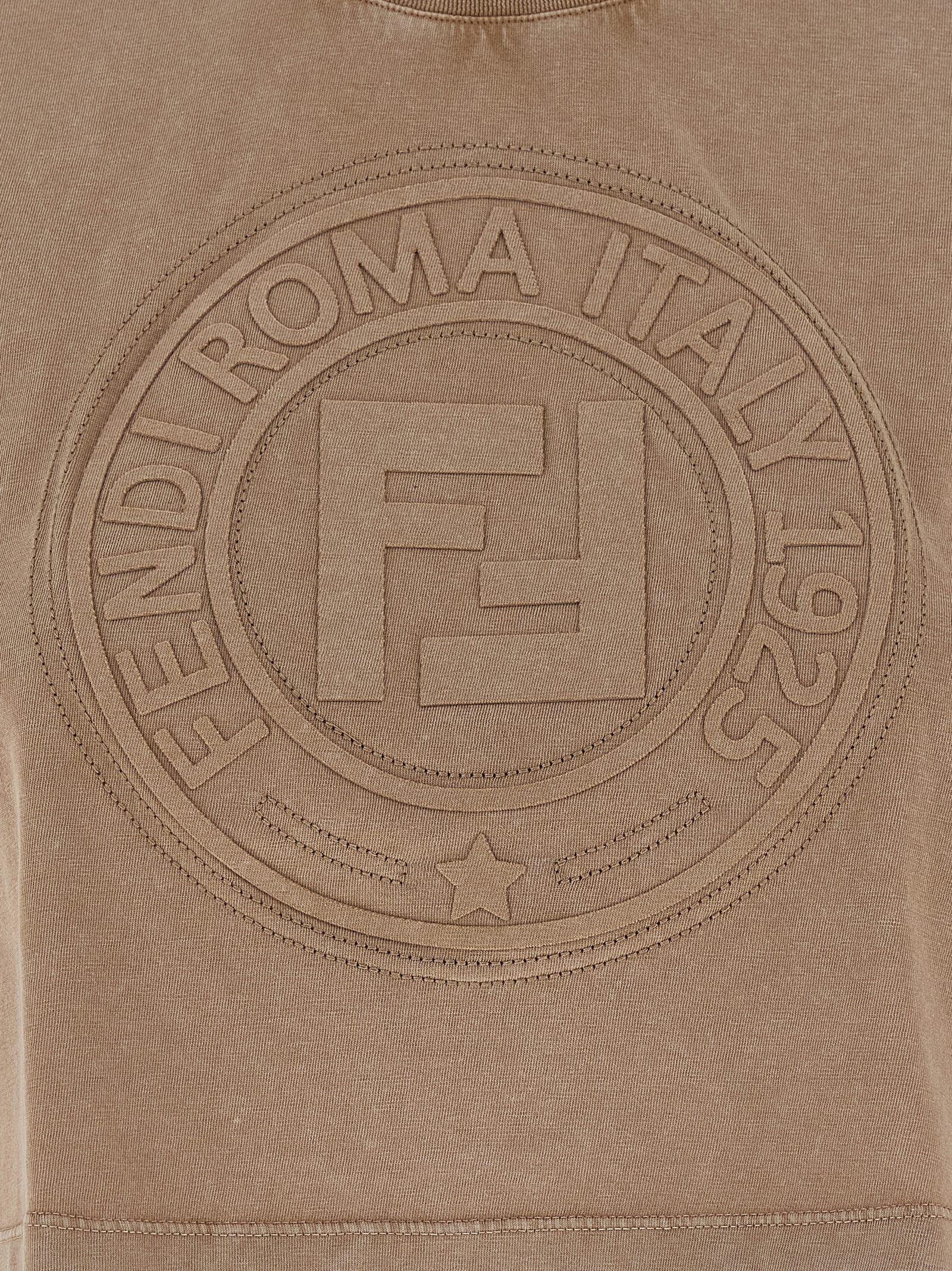 Fendi Women 3D 'Fendi Roma' T-Shirt FENDI