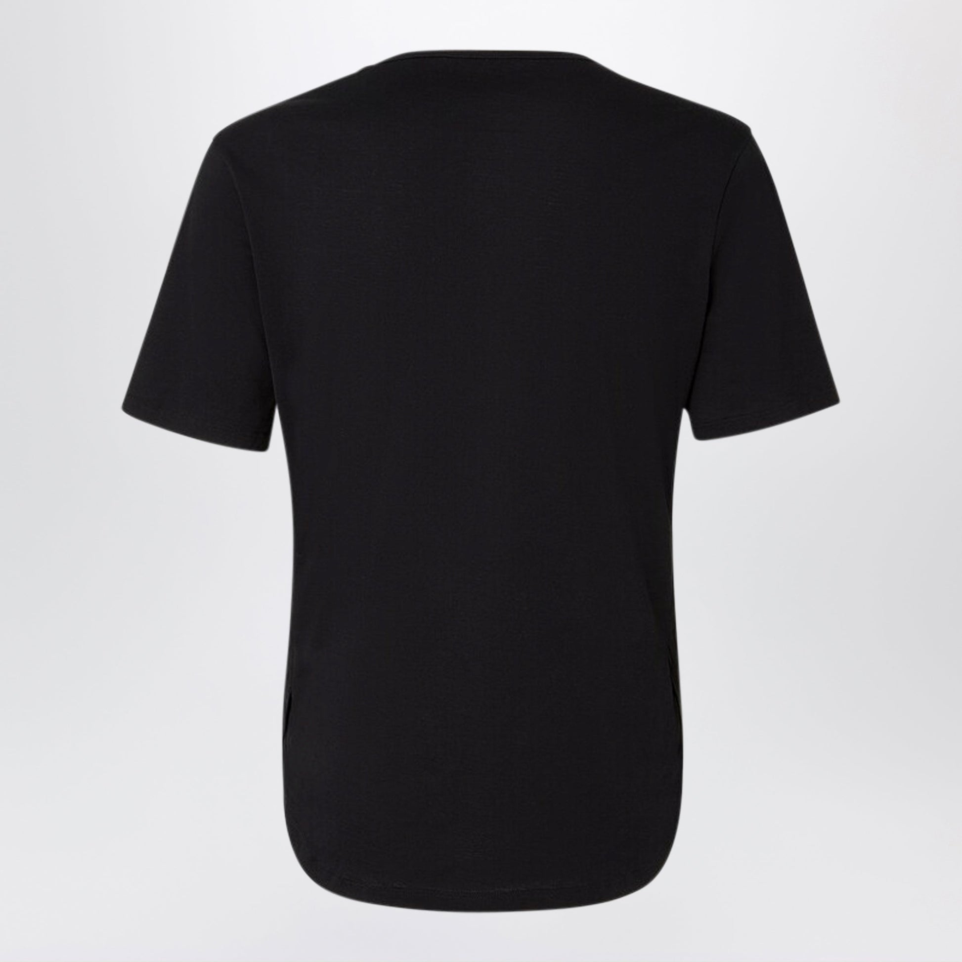 Fendi Black Jersey T-Shirt With Â€˜Ti Amoâ€ Print Women FENDI