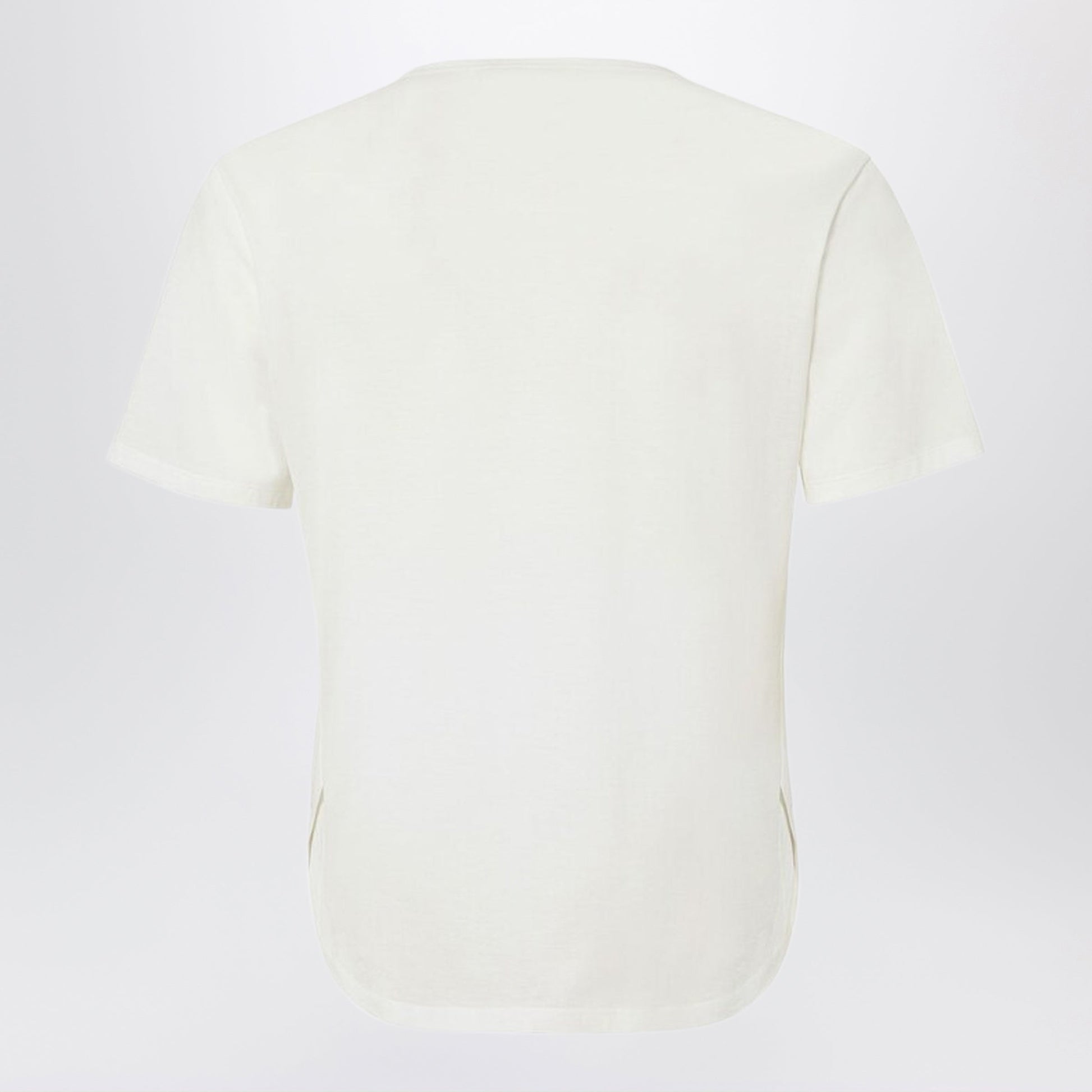 Fendi Ivory Jersey T-Shirt With Â€˜Noiâ€ Print Women FENDI