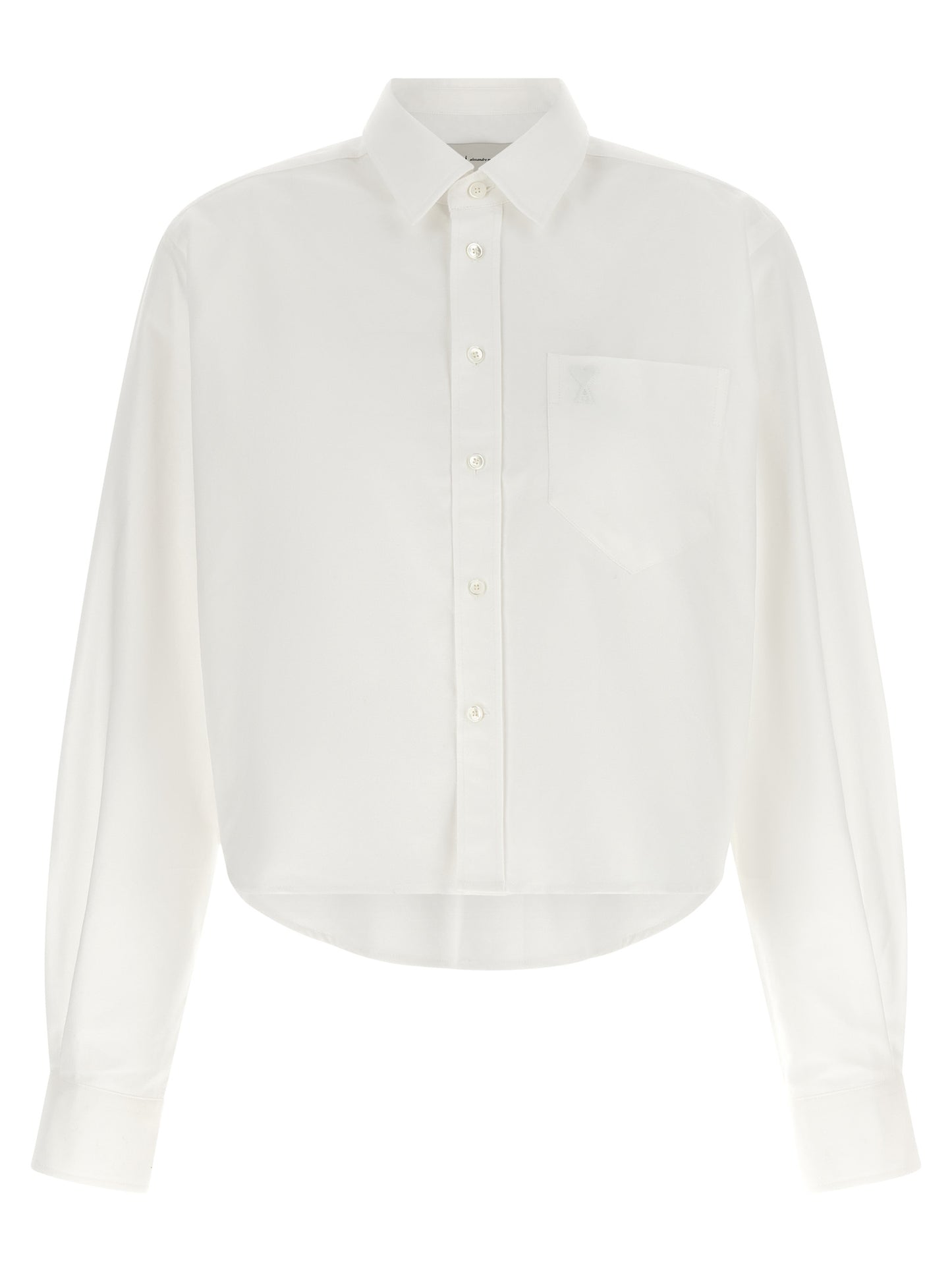 Ami Paris Women 'Ami De Coeur' Cropped Shirt AMI PARIS