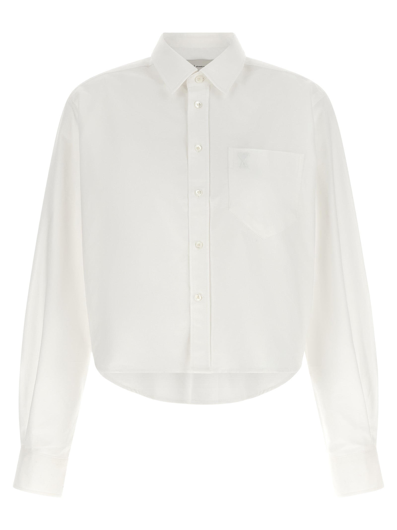 Ami Paris Women 'Ami De Coeur' Cropped Shirt AMI PARIS