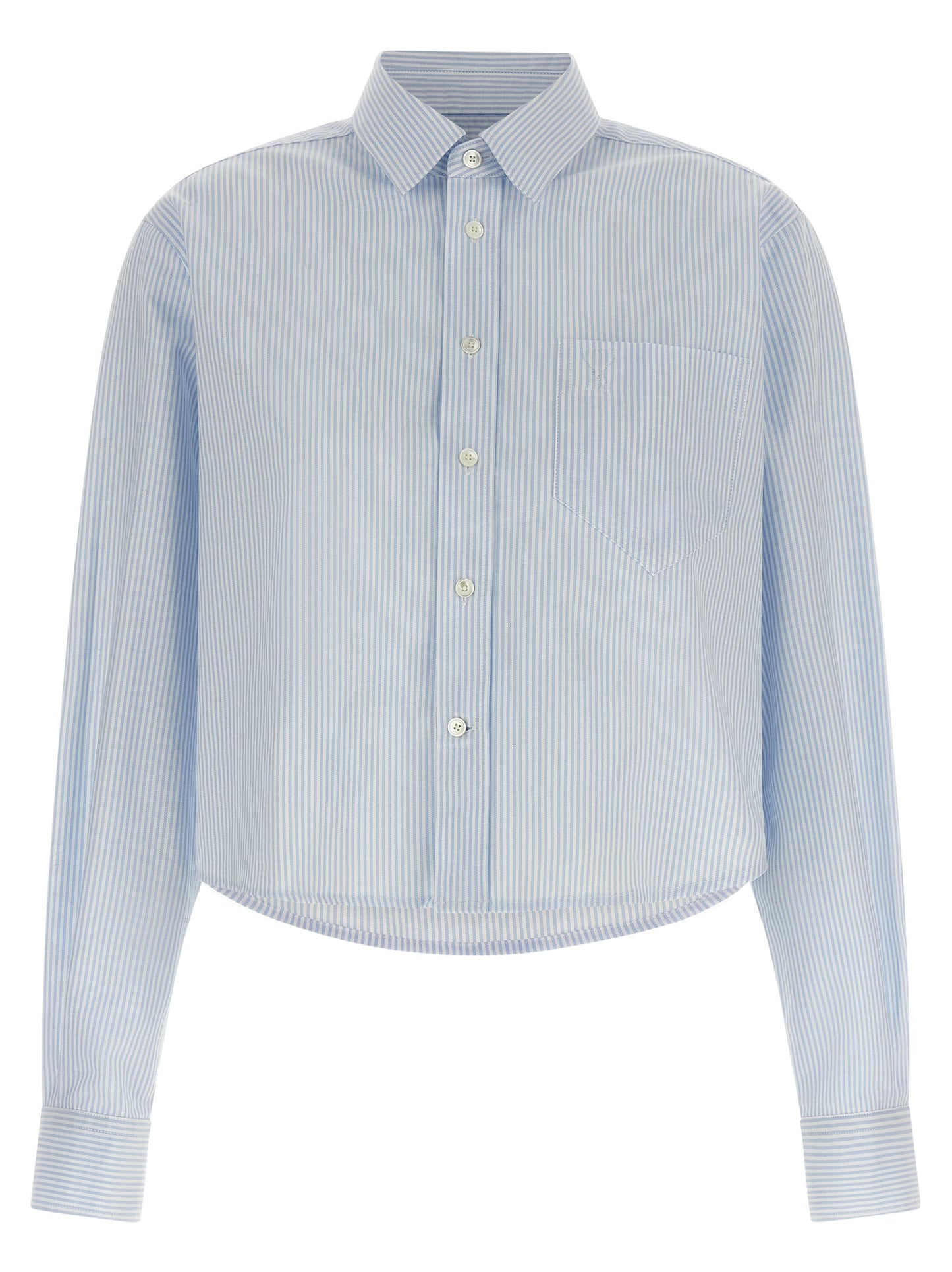 Ami Paris Women 'Ami De Coeur' Cropped Shirt AMI PARIS