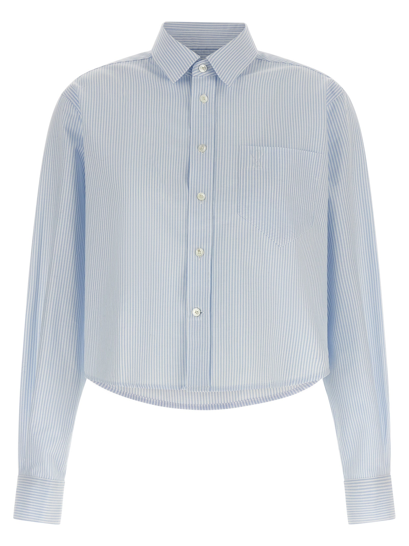 Ami Paris Women 'Ami De Coeur' Cropped Shirt AMI PARIS