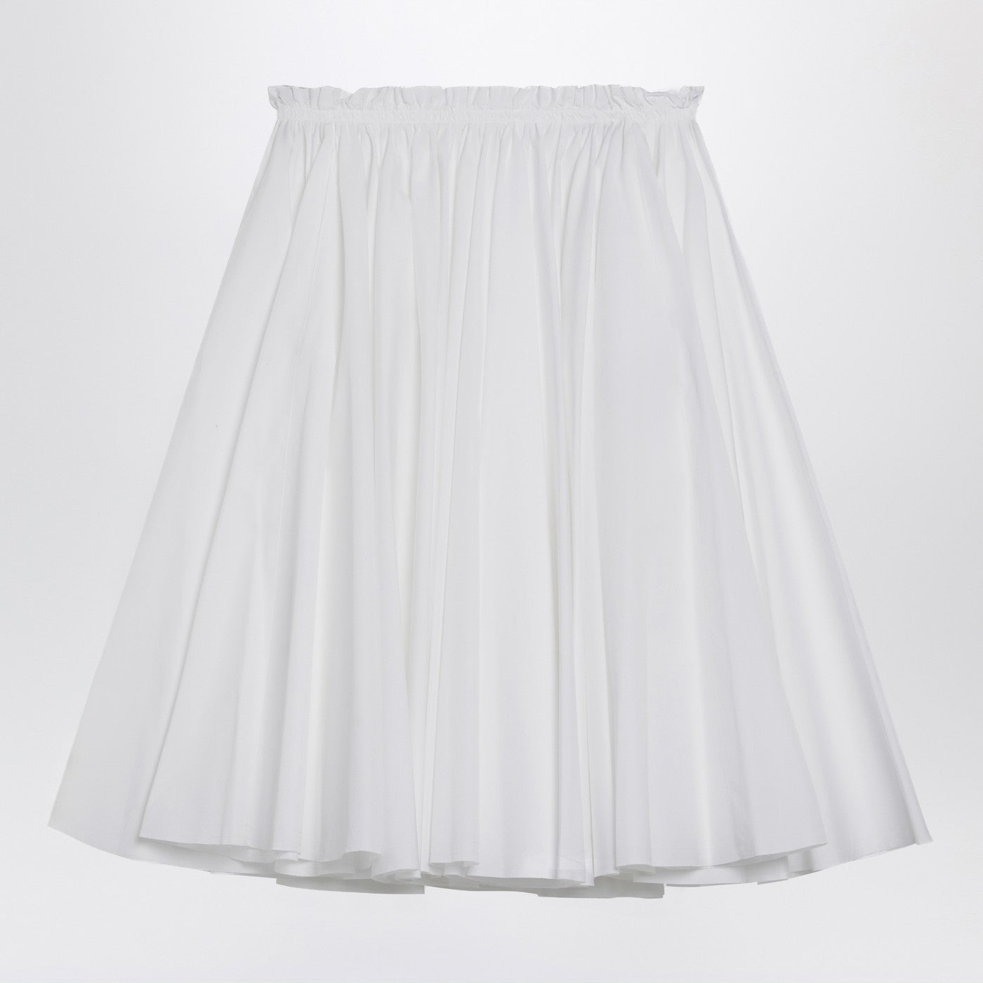 Ami Paris White Cotton Skirt Women