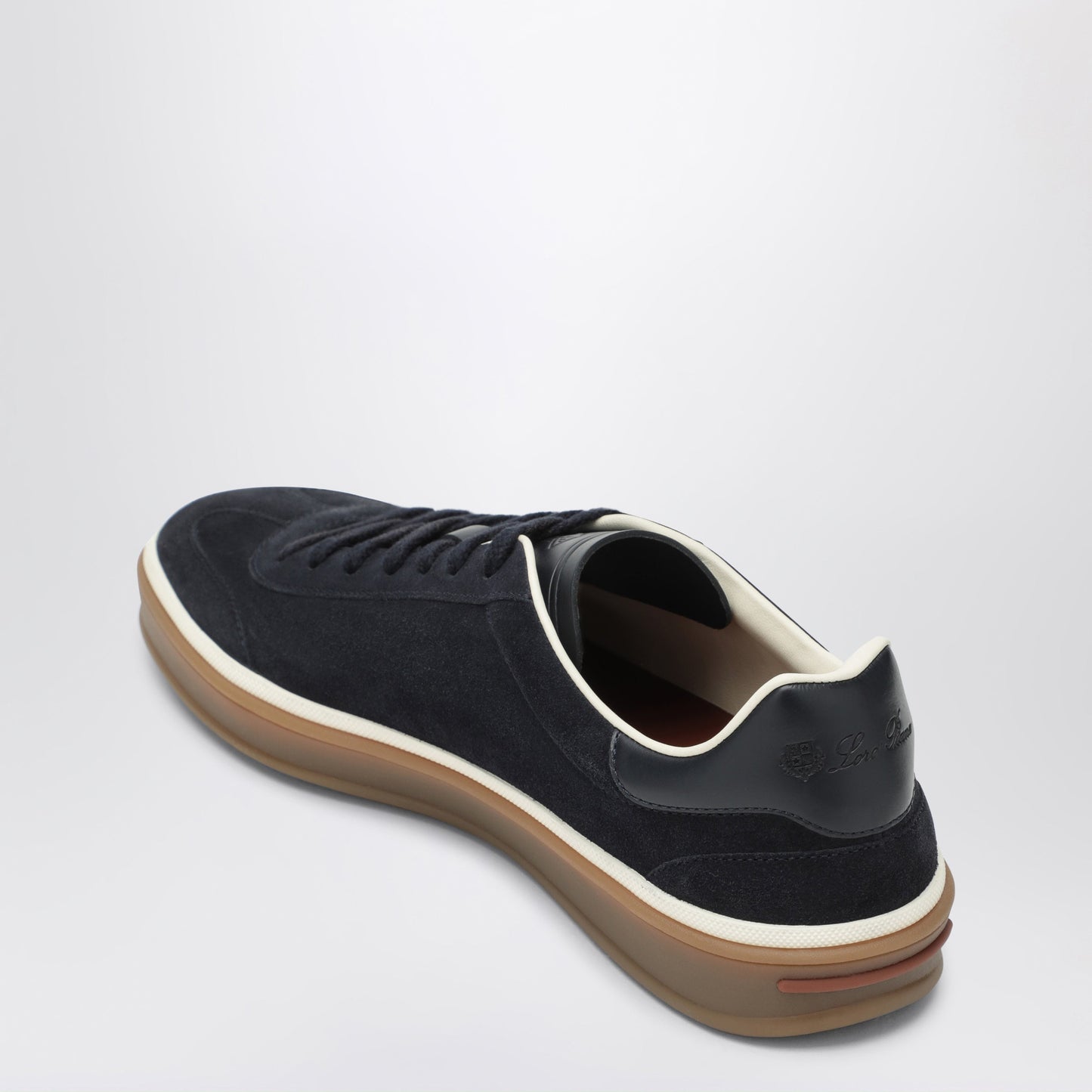 Loro Piana Tennis Walk Navy Blue Suede Sneakers Men LORO PIANA