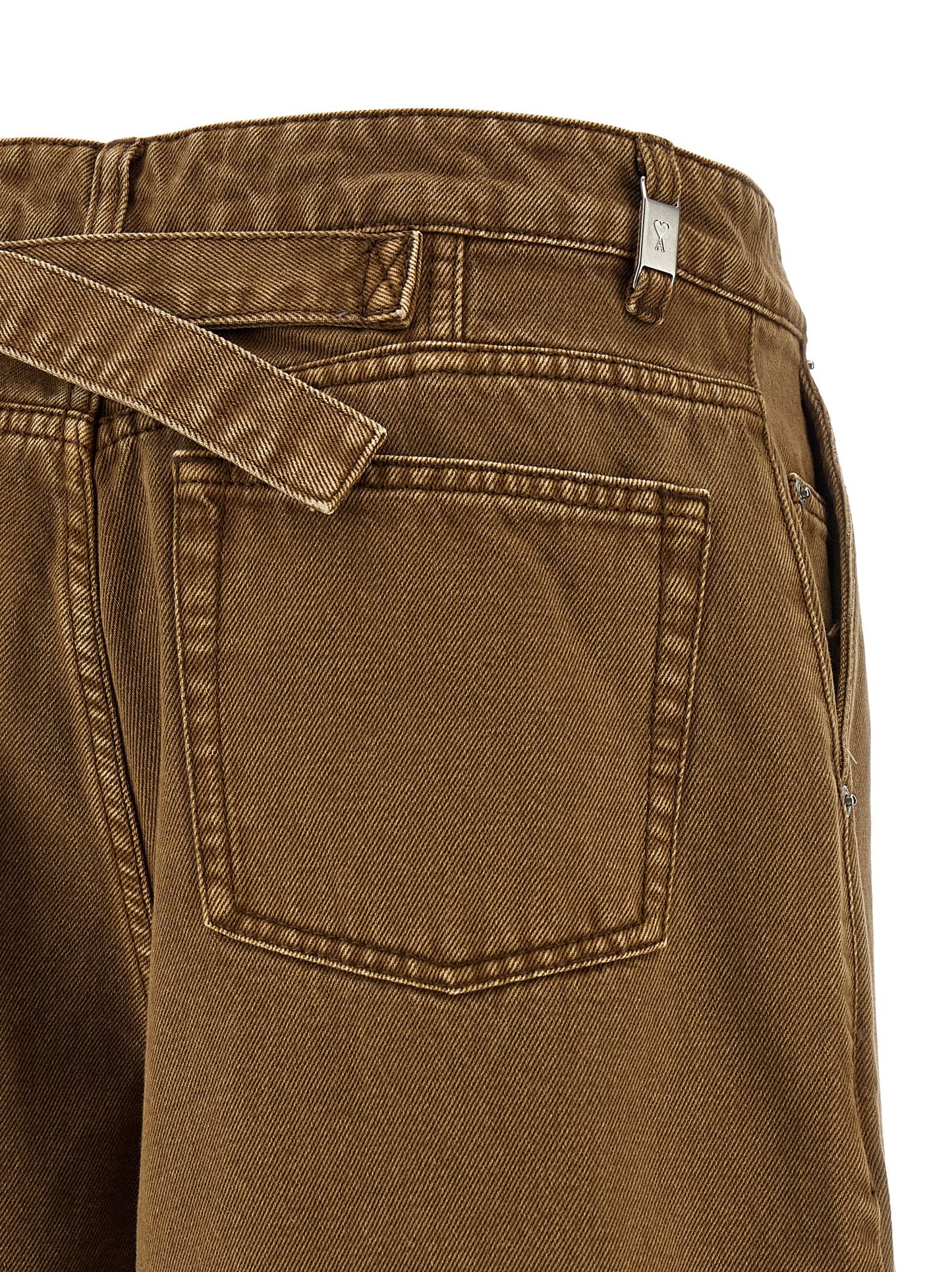 Ami Paris Women Denim Bermuda Shorts AMI PARIS