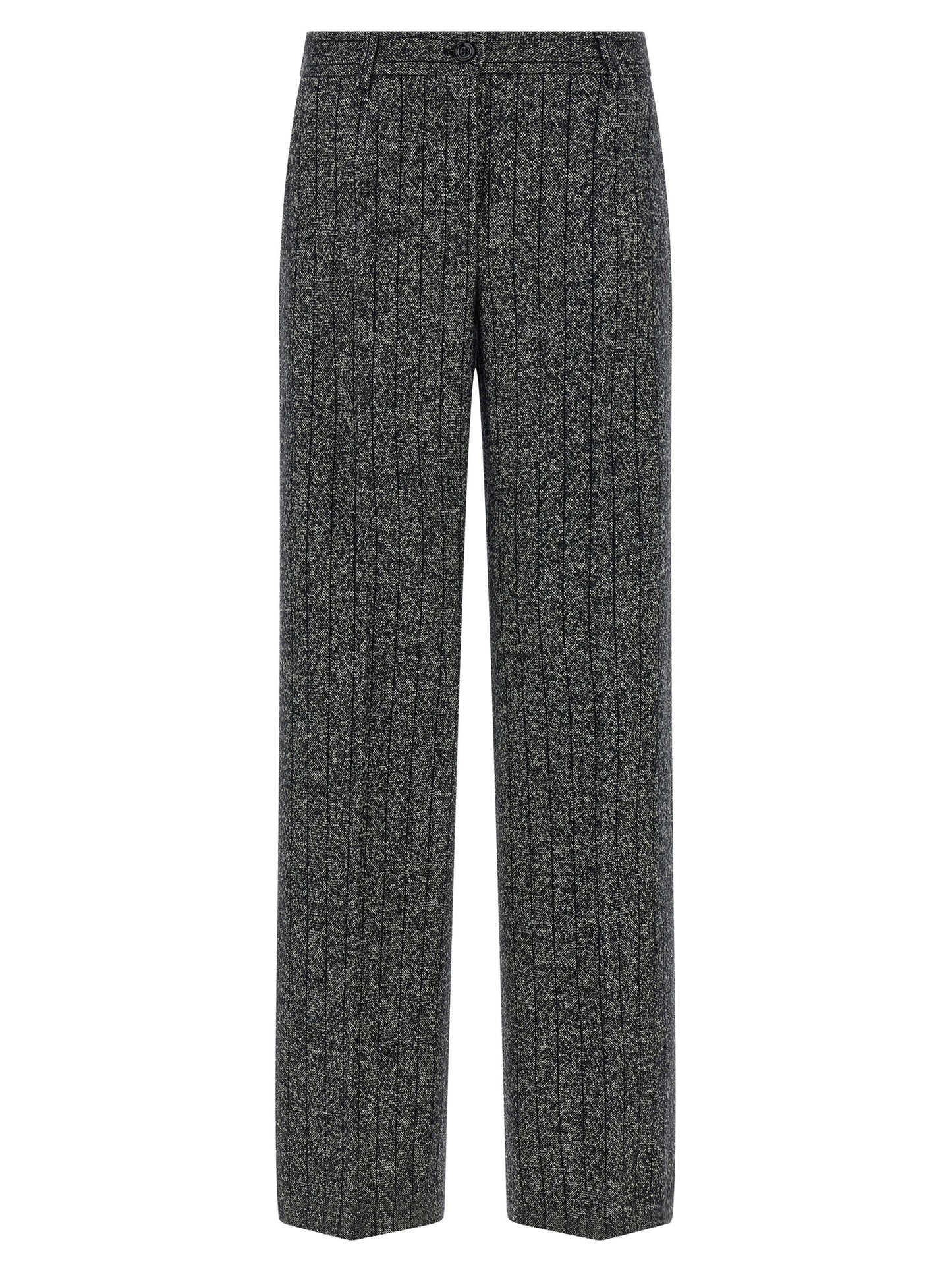 Dolce & Gabbana Women Striped Wool Pants DOLCE & GABBANA
