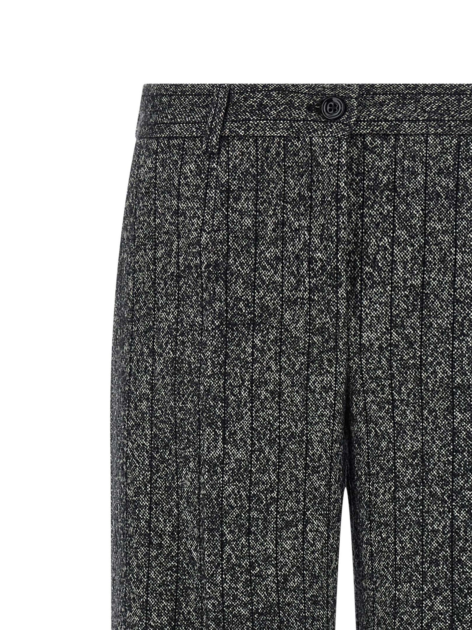Dolce & Gabbana Women Striped Wool Pants DOLCE & GABBANA