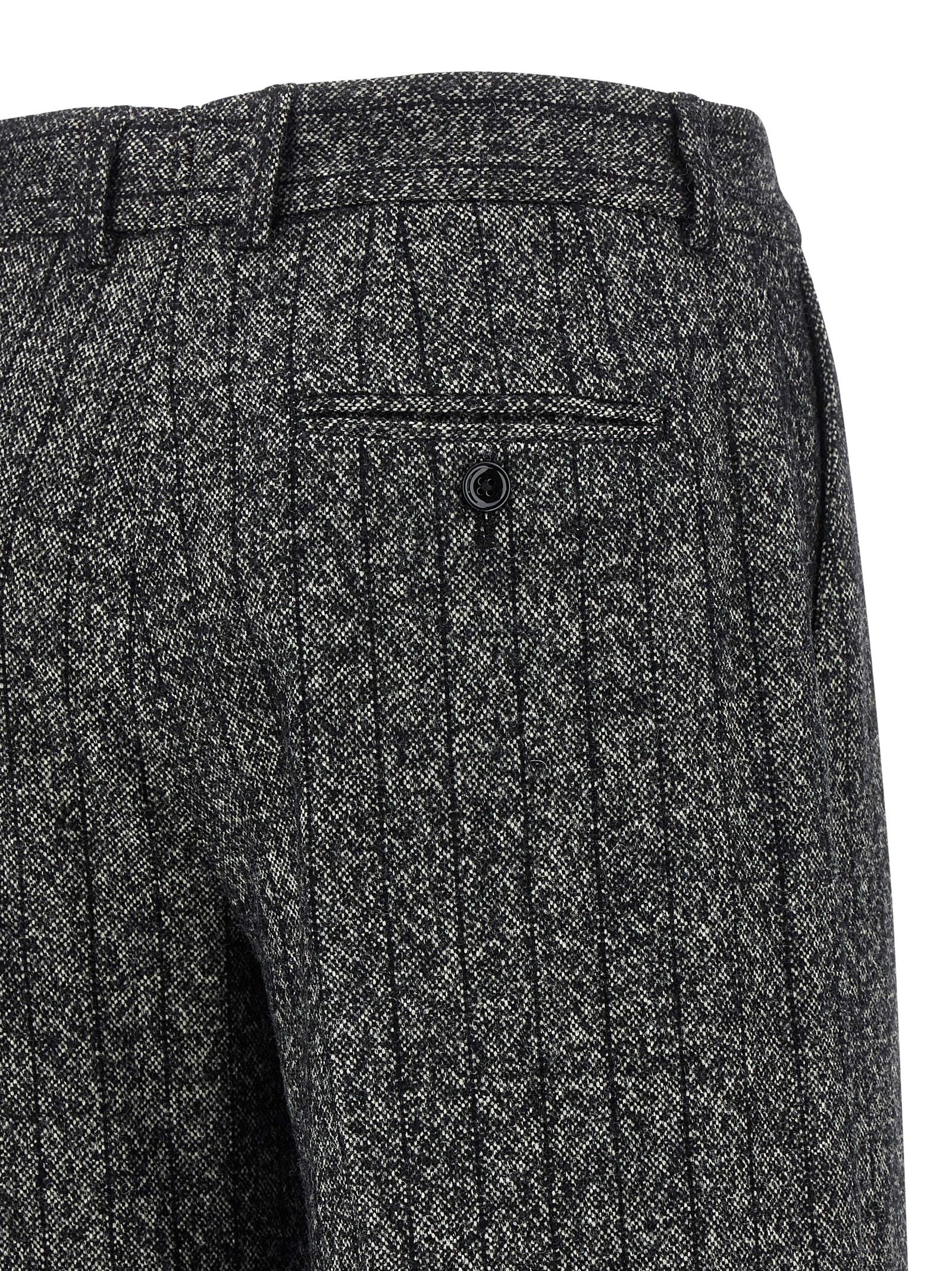Dolce & Gabbana Women Striped Wool Pants DOLCE & GABBANA