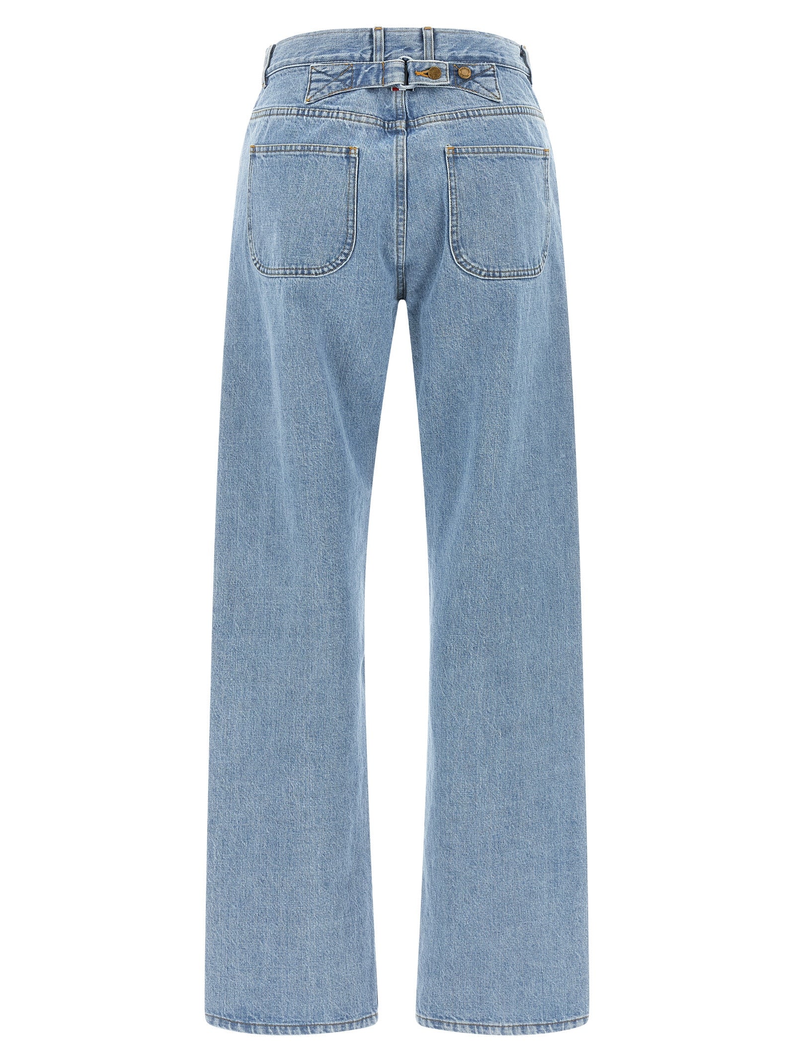 Thom Browne Women Back Martingale Jeans THOM BROWNE