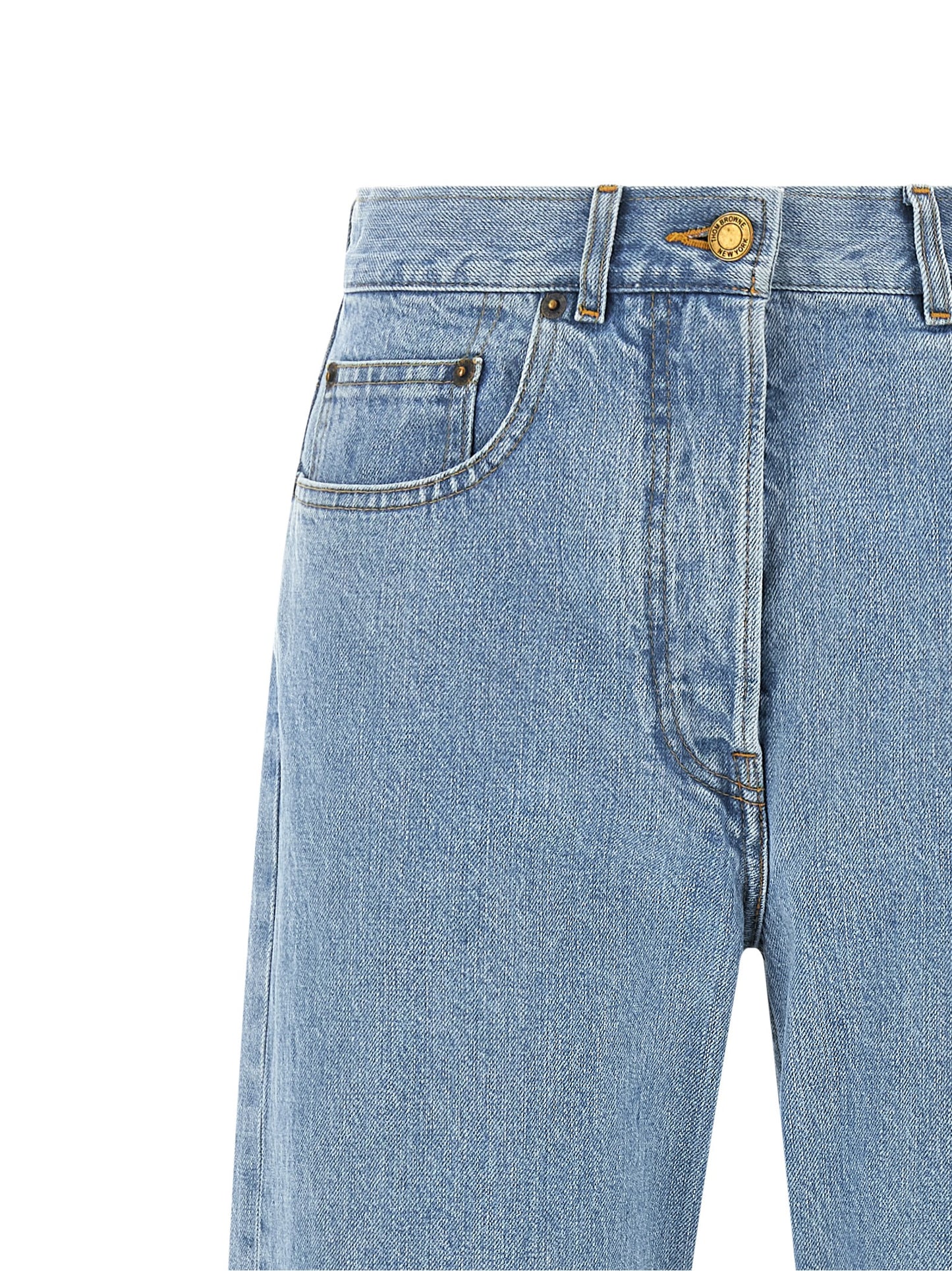 Thom Browne Women Back Martingale Jeans THOM BROWNE