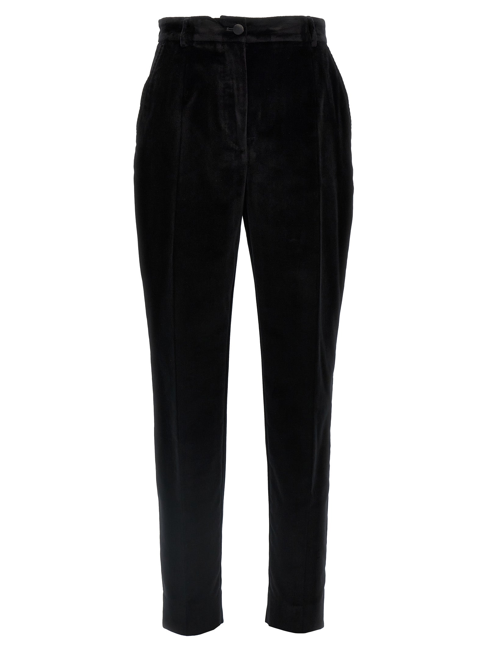 Dolce & Gabbana Women Velvet Tuxedo Pants DOLCE & GABBANA