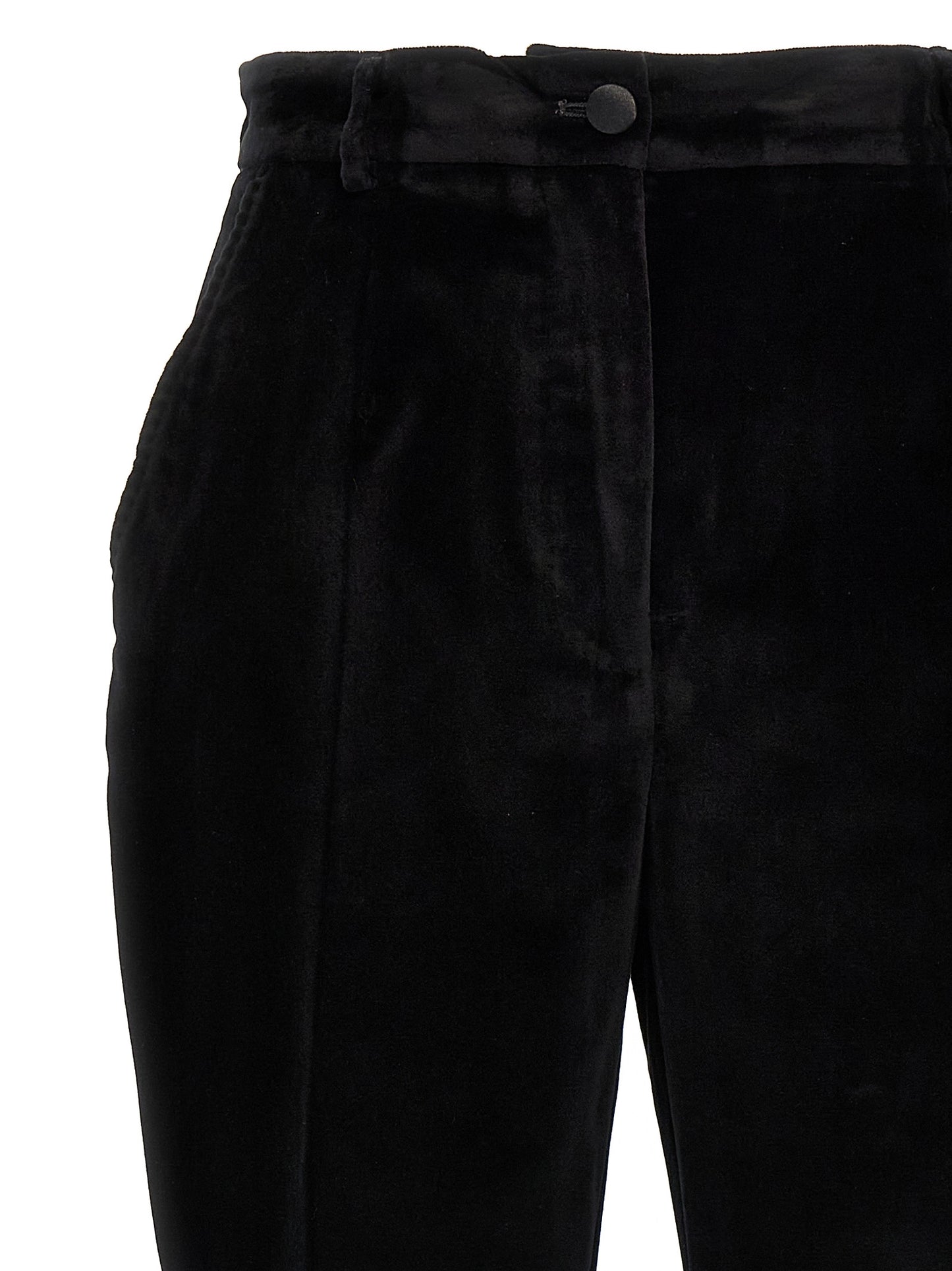 Dolce & Gabbana Women Velvet Tuxedo Pants DOLCE & GABBANA