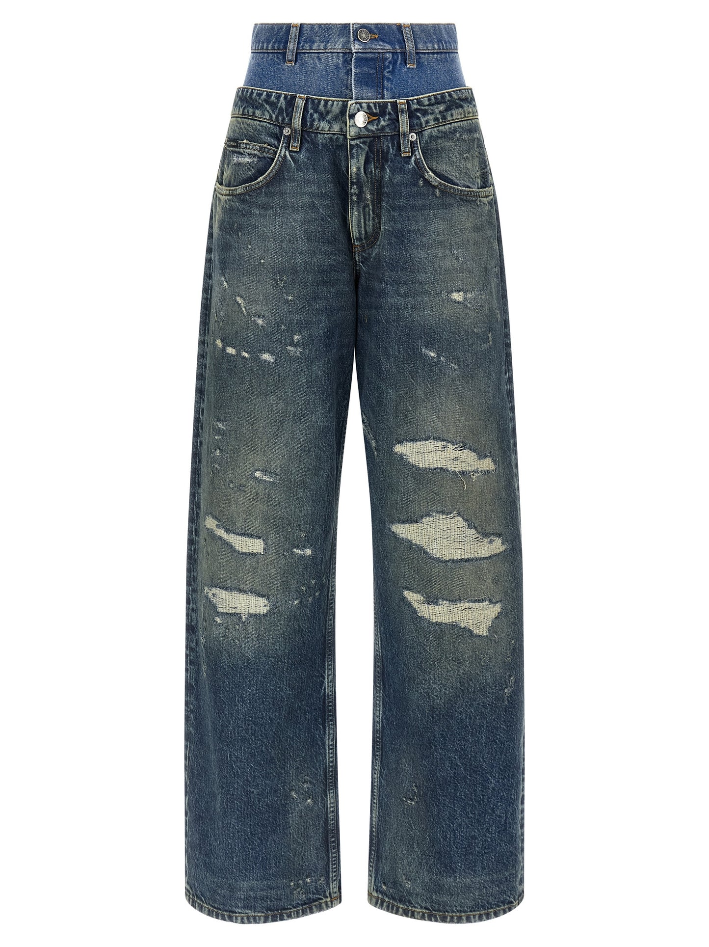 Dolce & Gabbana Women Double Layer Jeans DOLCE & GABBANA