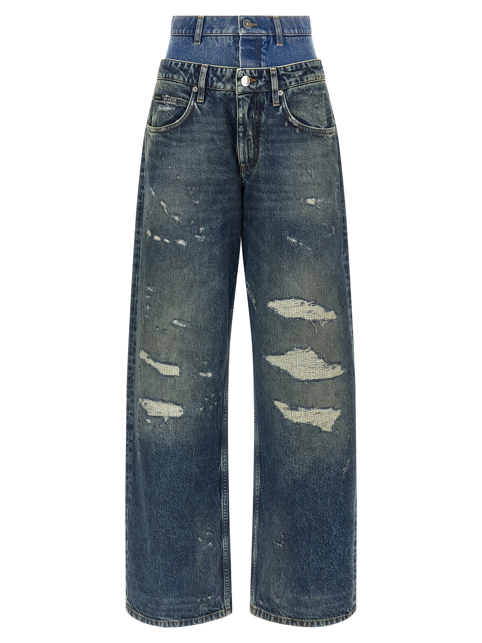 Dolce & Gabbana Women Double Layer Jeans DOLCE & GABBANA