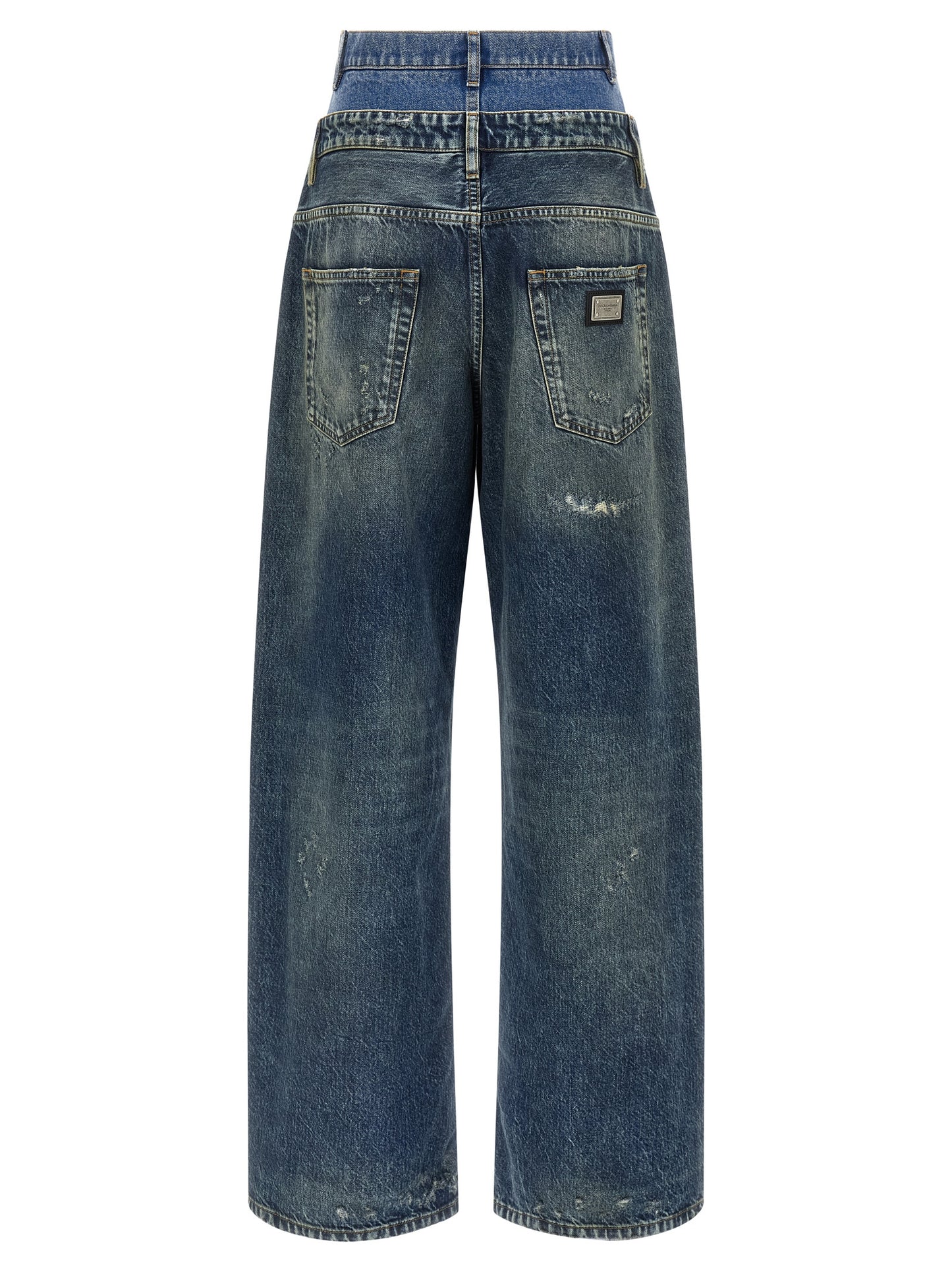Dolce & Gabbana Women Double Layer Jeans DOLCE & GABBANA