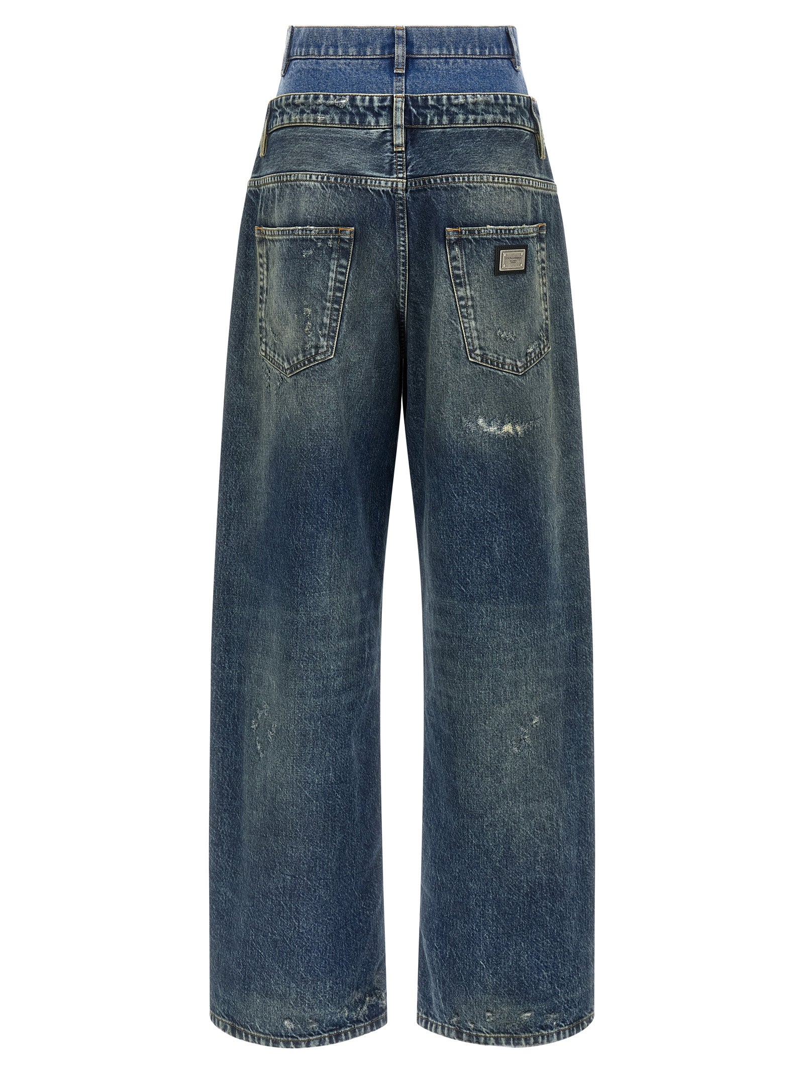 Dolce & Gabbana Women Double Layer Jeans DOLCE & GABBANA